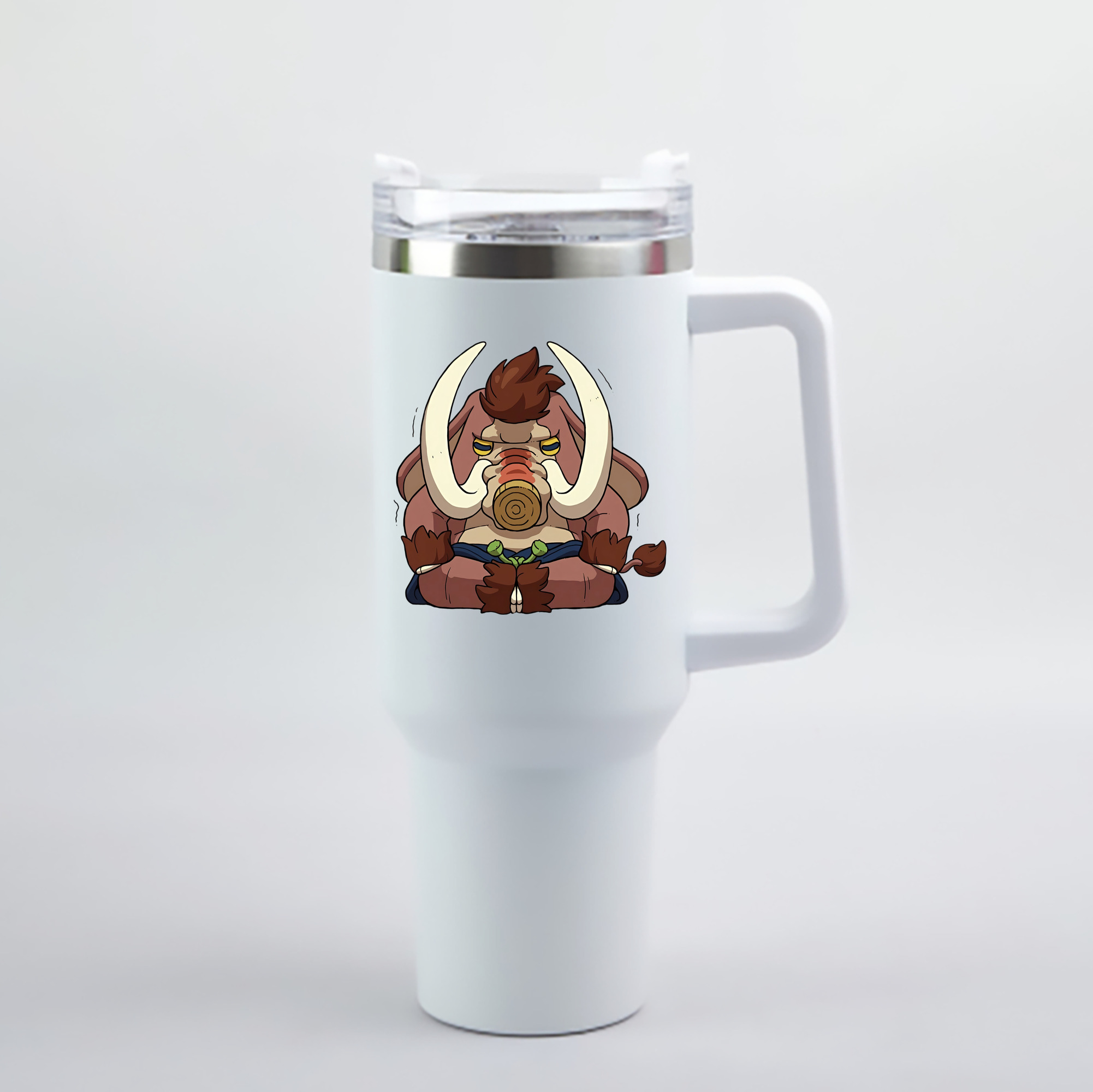 （画像用） 妖怪ウォッチ Yo-kai Watch 1200mL車用タンブラー - クリスタルステッカー（プラスチックストロー付き）