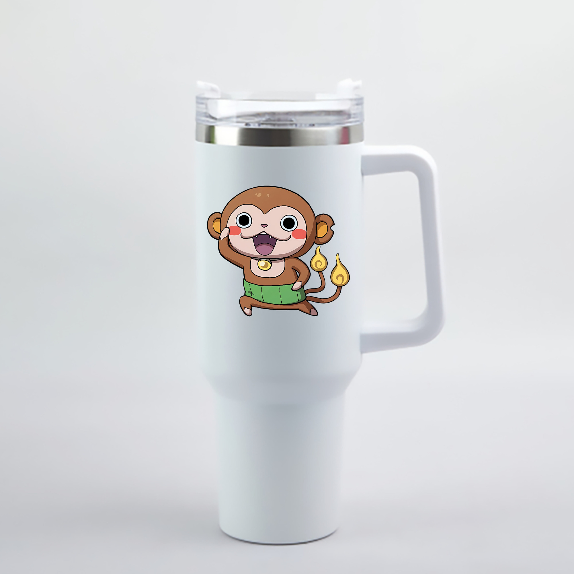 （画像用） 妖怪ウォッチ Yo-kai Watch 1200mL車用タンブラー - クリスタルステッカー（プラスチックストロー付き）