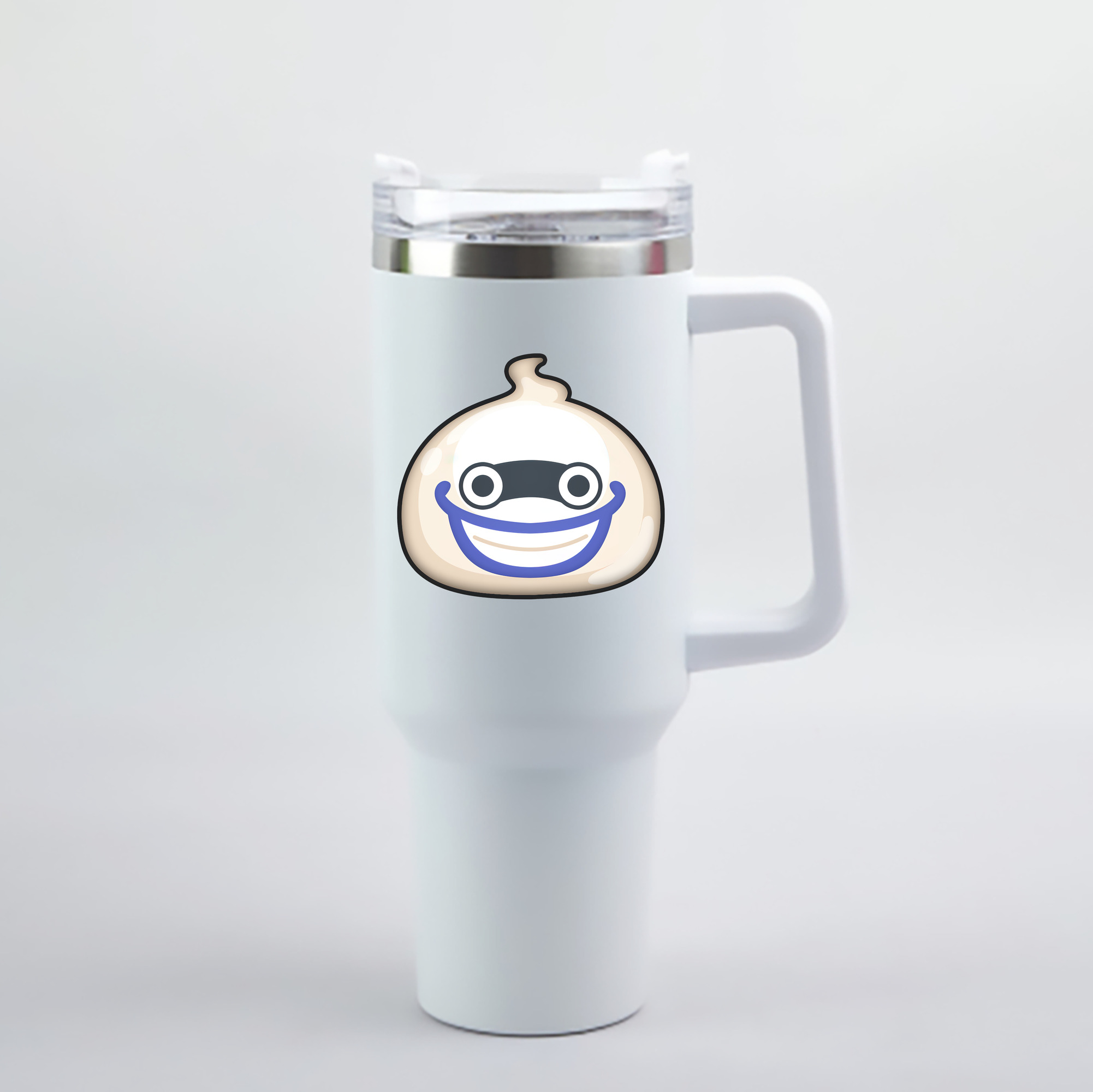 （画像用） 妖怪ウォッチ Yo-kai Watch 1200mL車用タンブラー - クリスタルステッカー（プラスチックストロー付き）