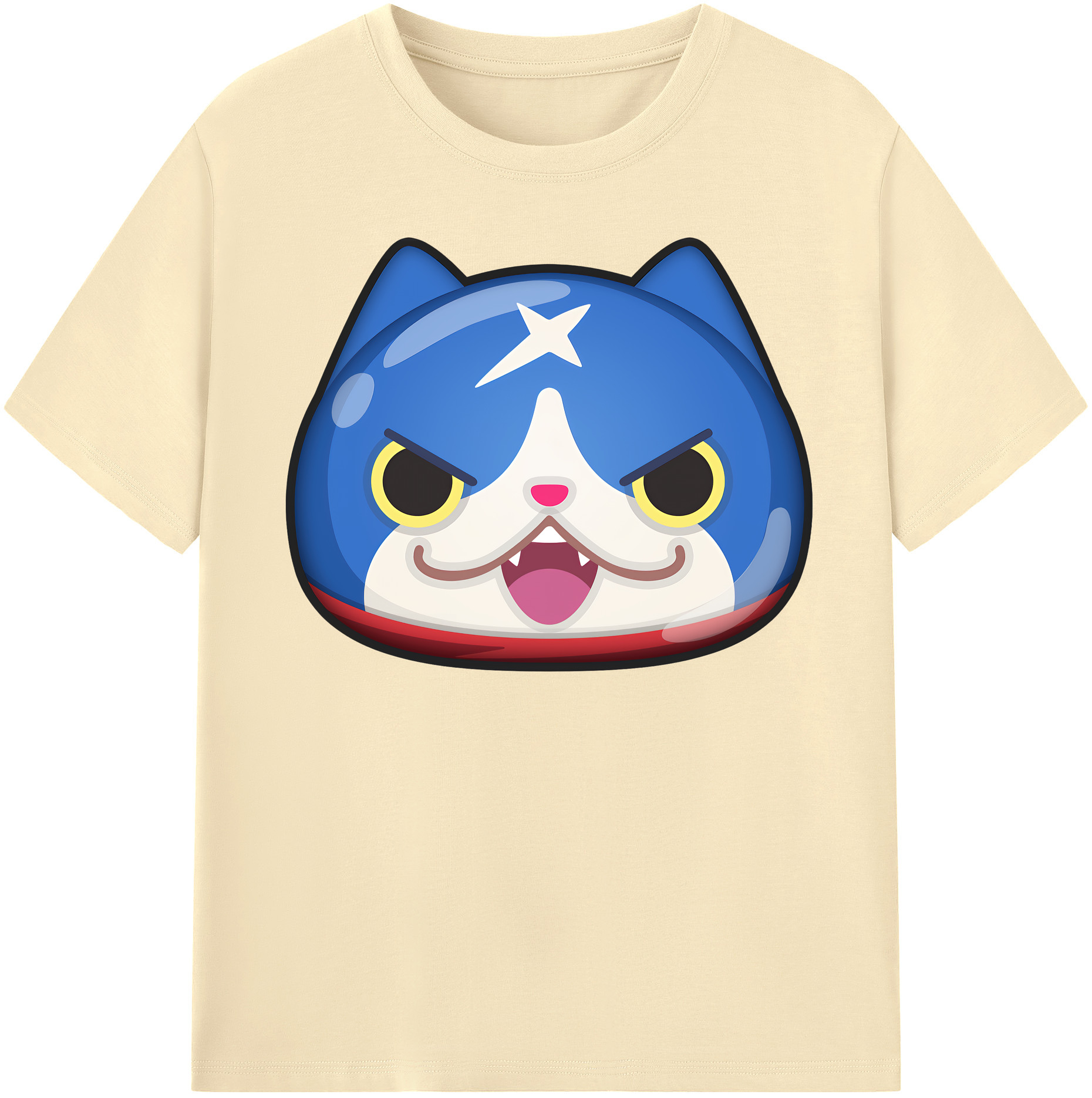 （画像用） 妖怪ウォッチ Yo-kai Watch 綿100％半袖Tシャツ（フロントプリント）