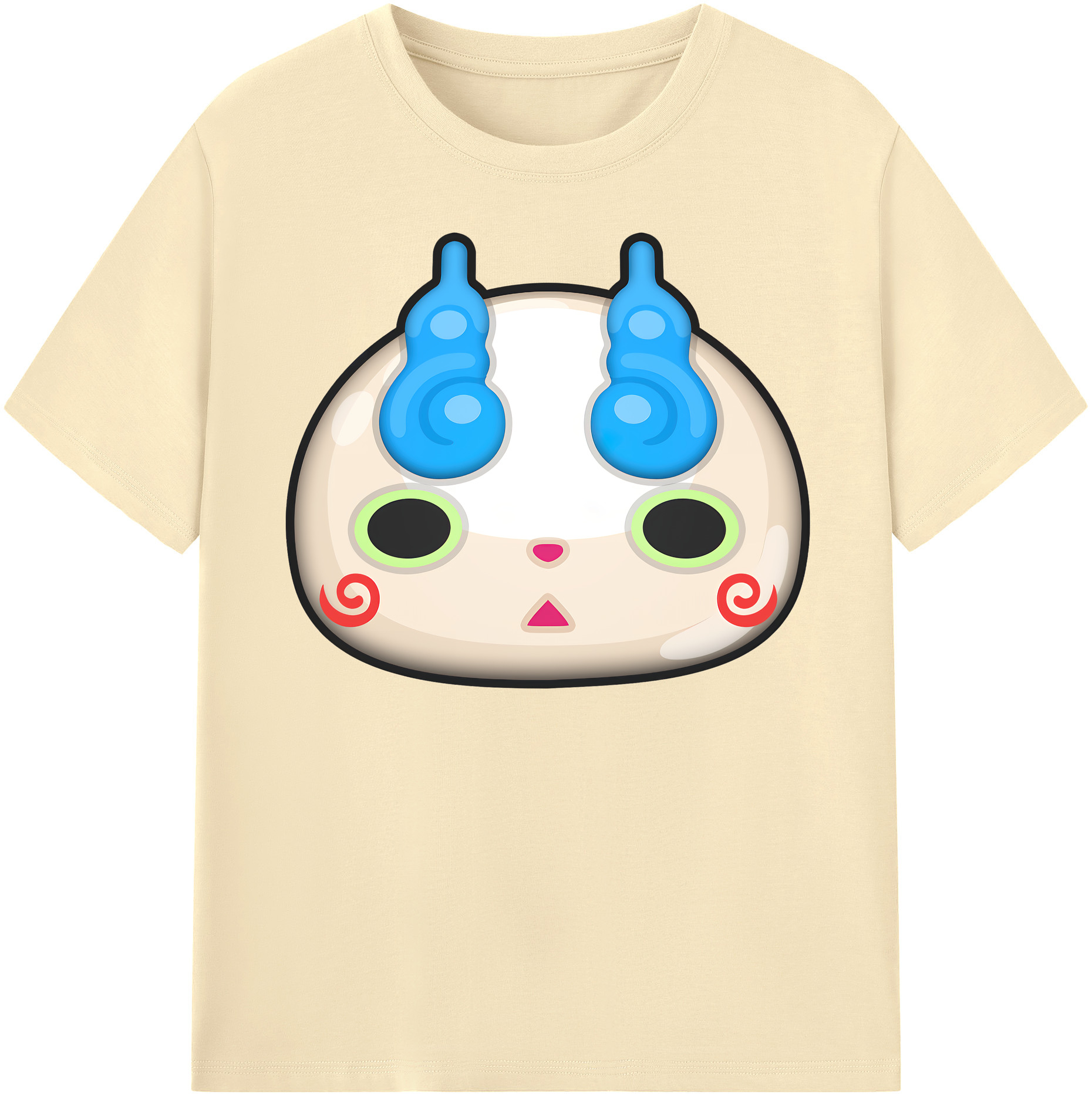 （画像用） 妖怪ウォッチ Yo-kai Watch 綿100％半袖Tシャツ（フロントプリント）