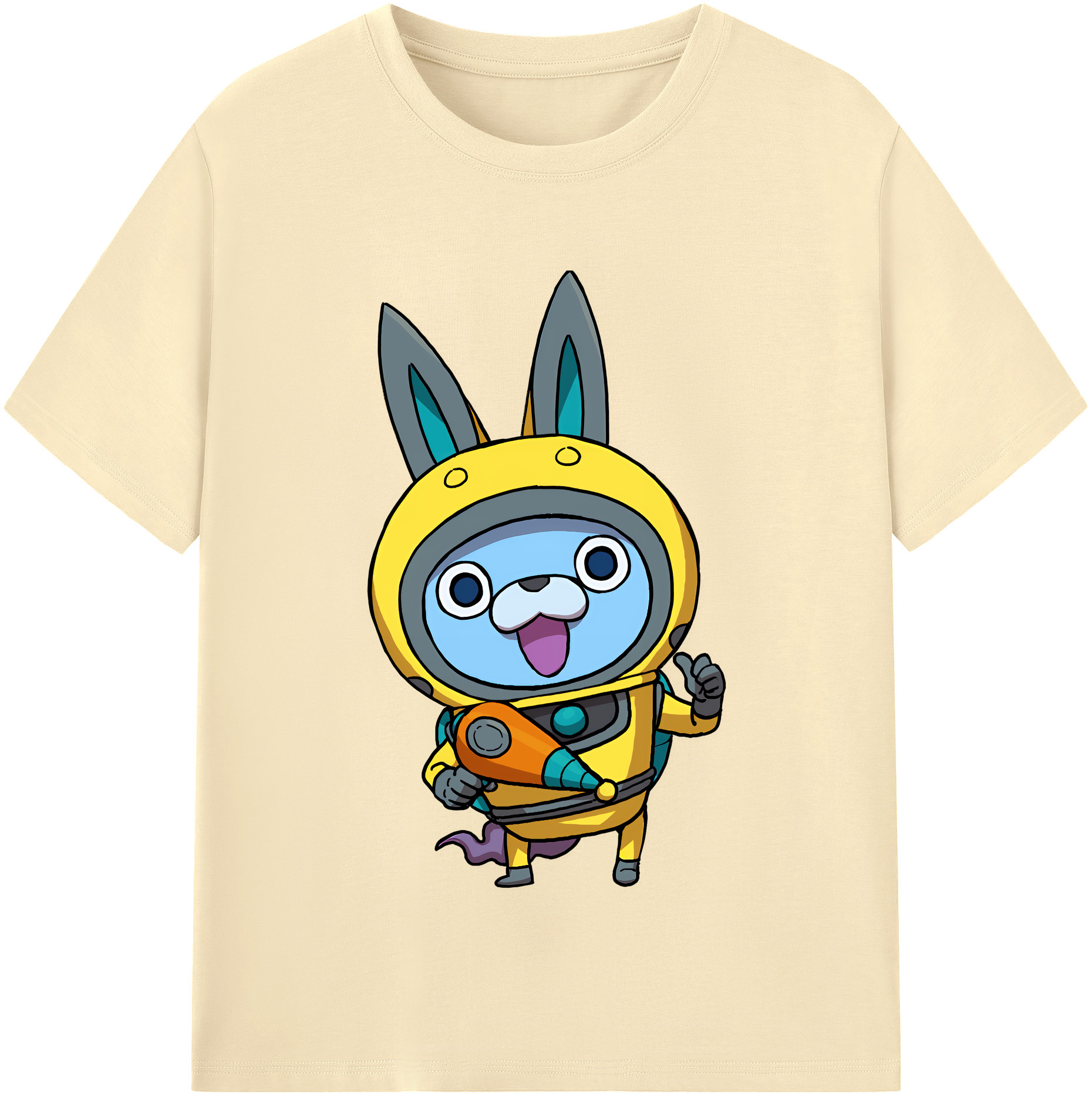 （画像用） 妖怪ウォッチ Yo-kai Watch 綿100％半袖Tシャツ（フロントプリント）
