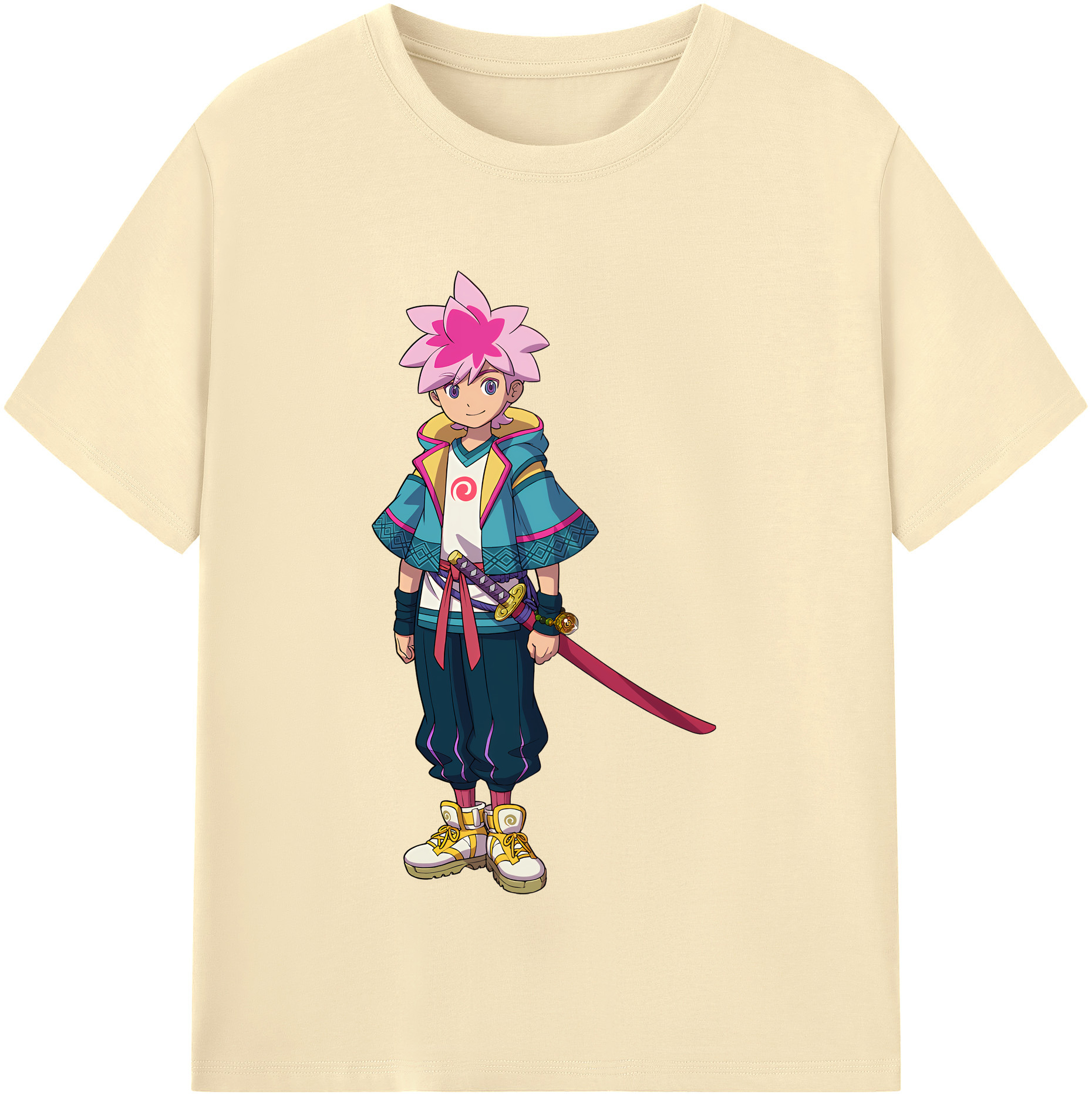 （画像用） 妖怪ウォッチ Yo-kai Watch 綿100％半袖Tシャツ（フロントプリント）