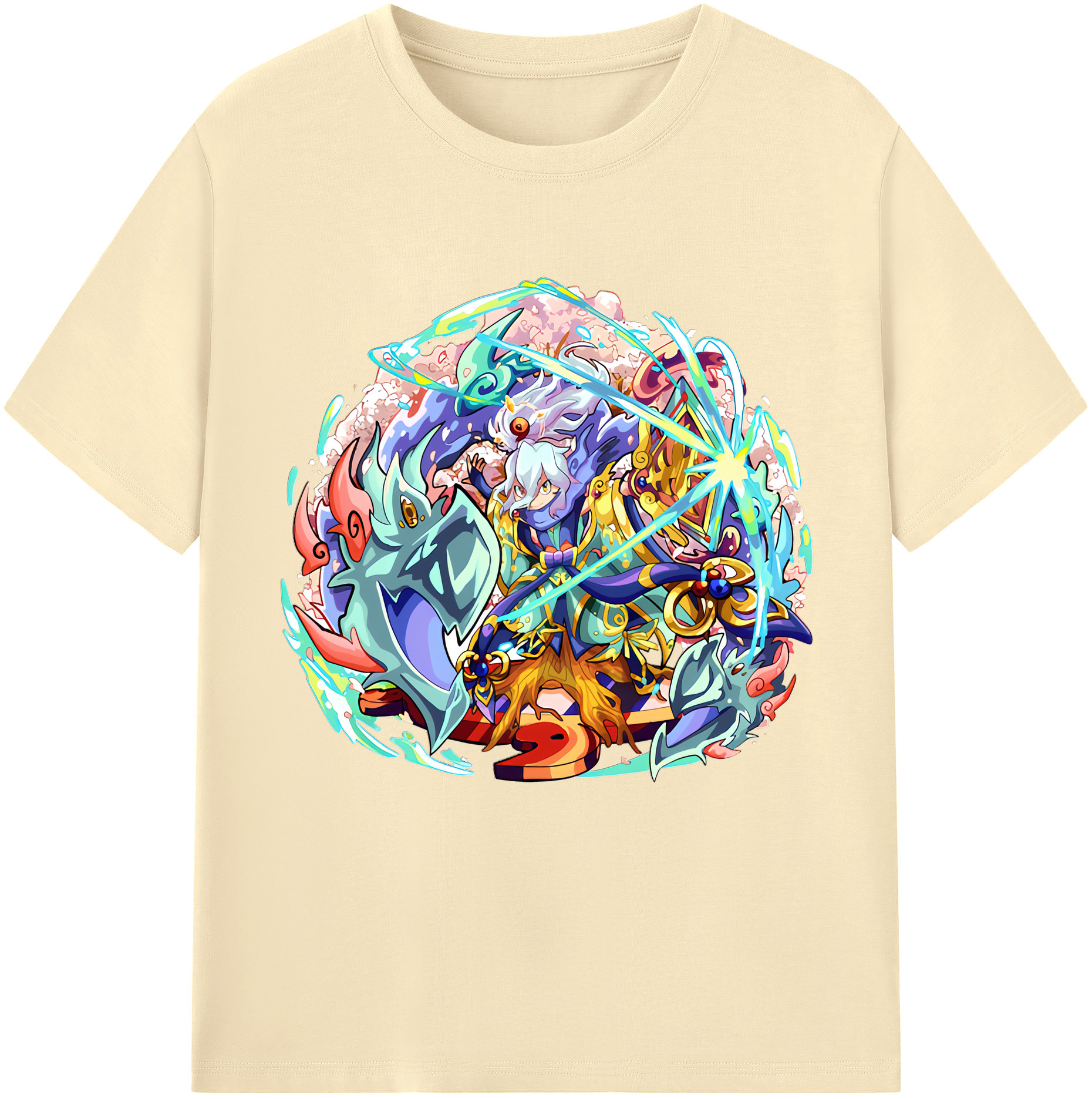 （画像用） 妖怪ウォッチ Yo-kai Watch 綿100％半袖Tシャツ（フロントプリント）