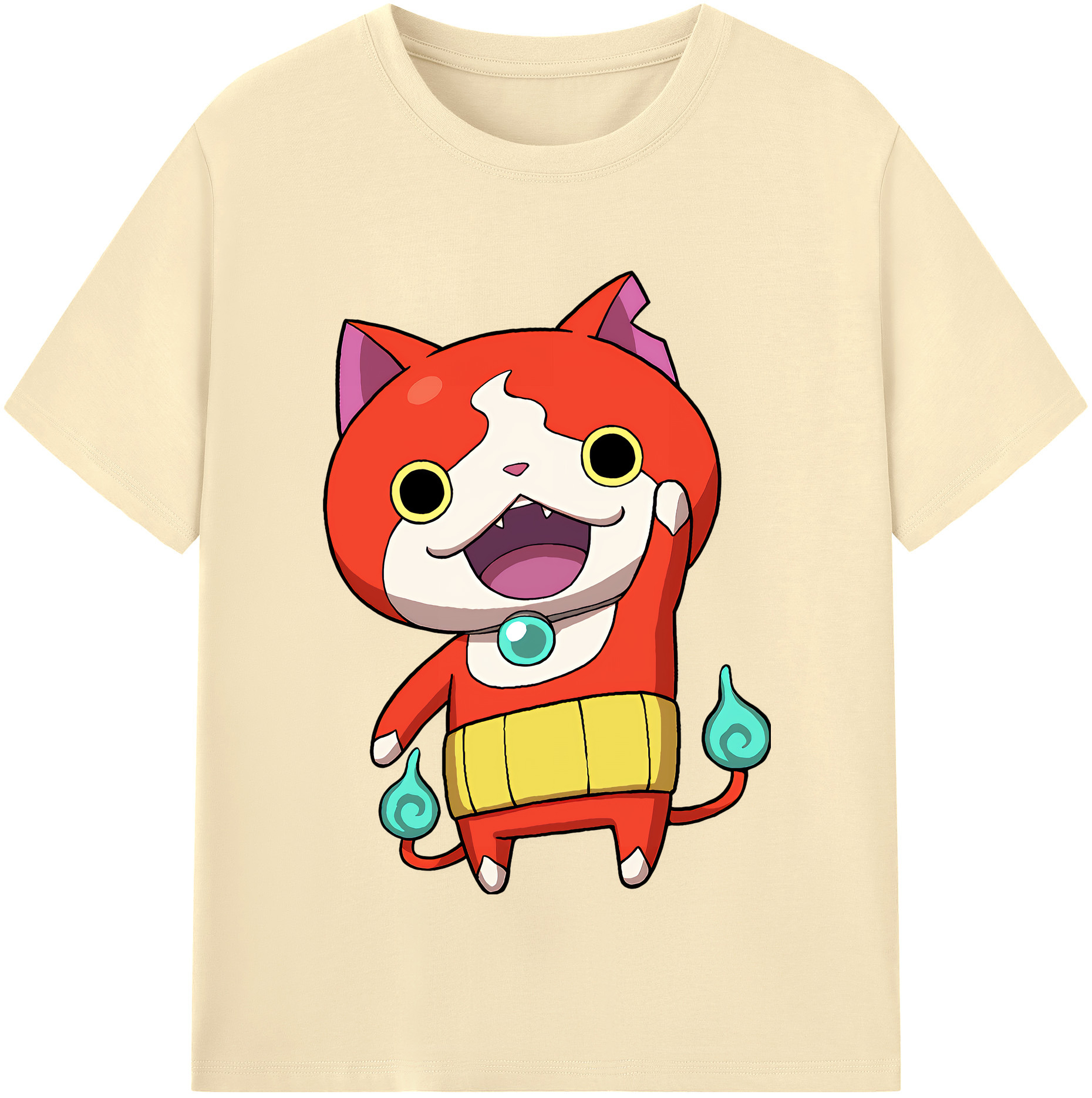 （画像用） 妖怪ウォッチ Yo-kai Watch 綿100％半袖Tシャツ（フロントプリント）