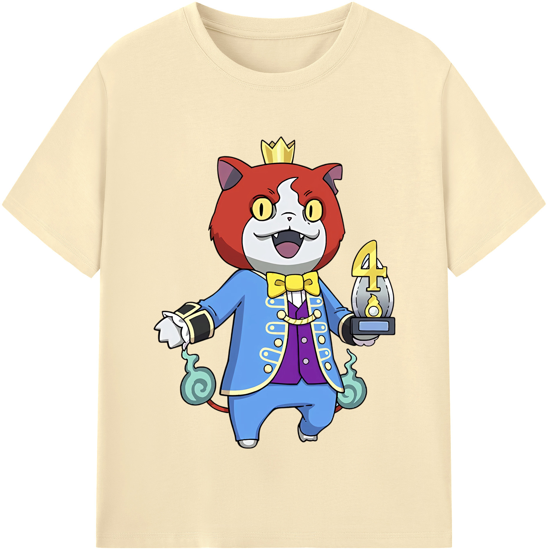 （画像用） 妖怪ウォッチ Yo-kai Watch 綿100％半袖Tシャツ（フロントプリント）
