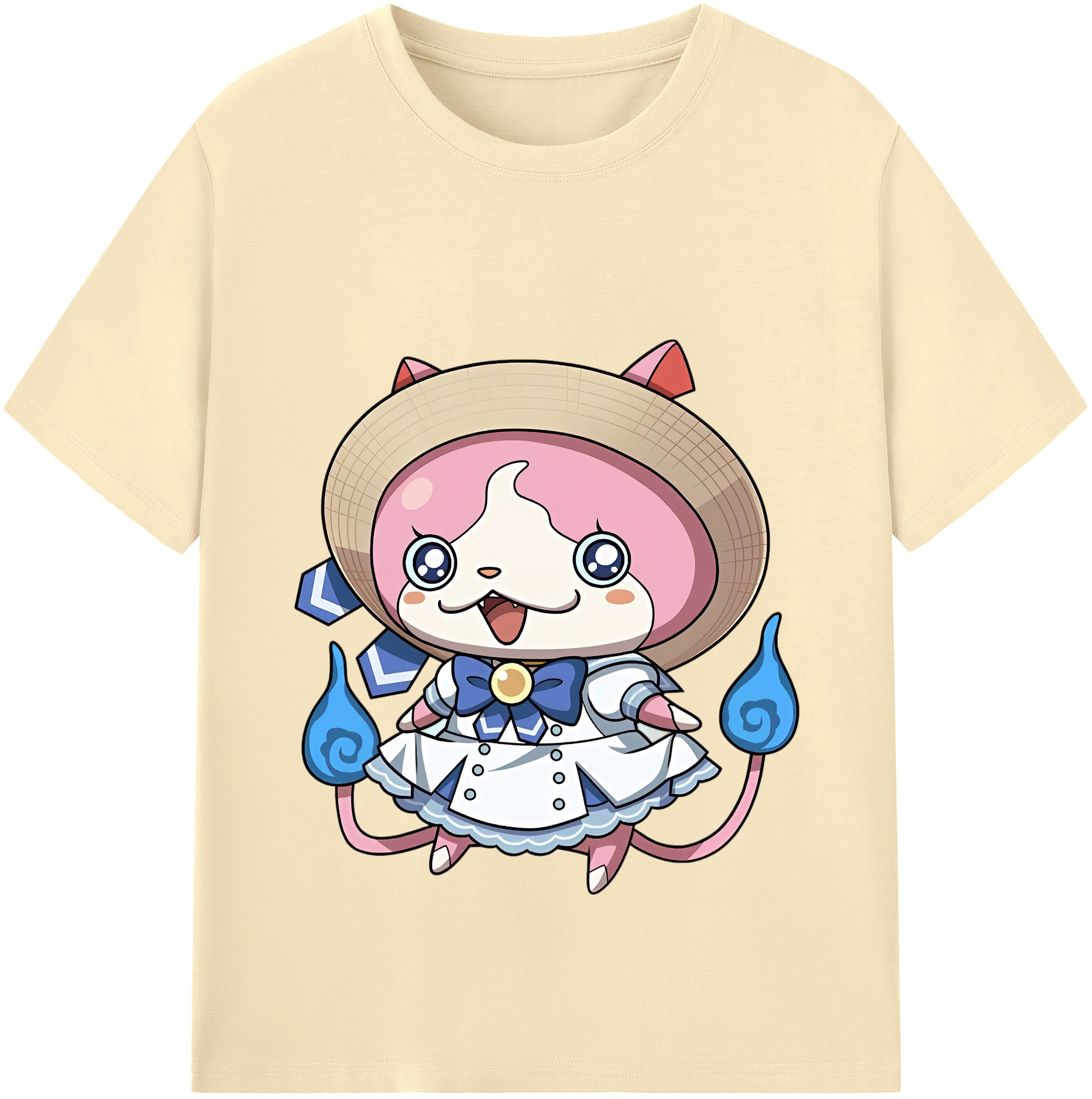 （画像用） 妖怪ウォッチ Yo-kai Watch 綿100％半袖Tシャツ（フロントプリント）