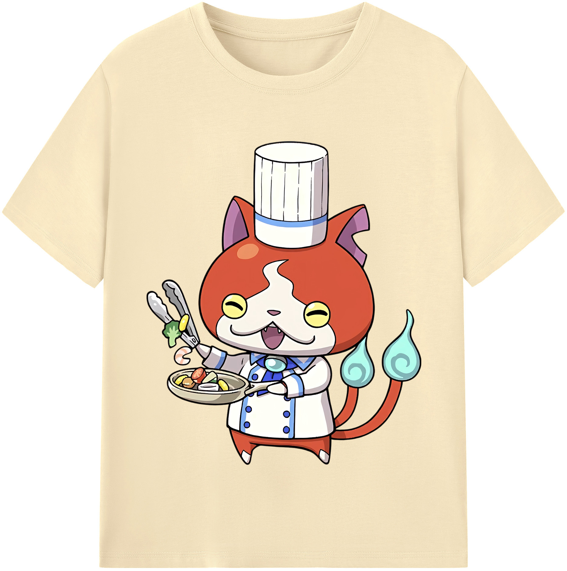 （画像用） 妖怪ウォッチ Yo-kai Watch 綿100％半袖Tシャツ（フロントプリント）