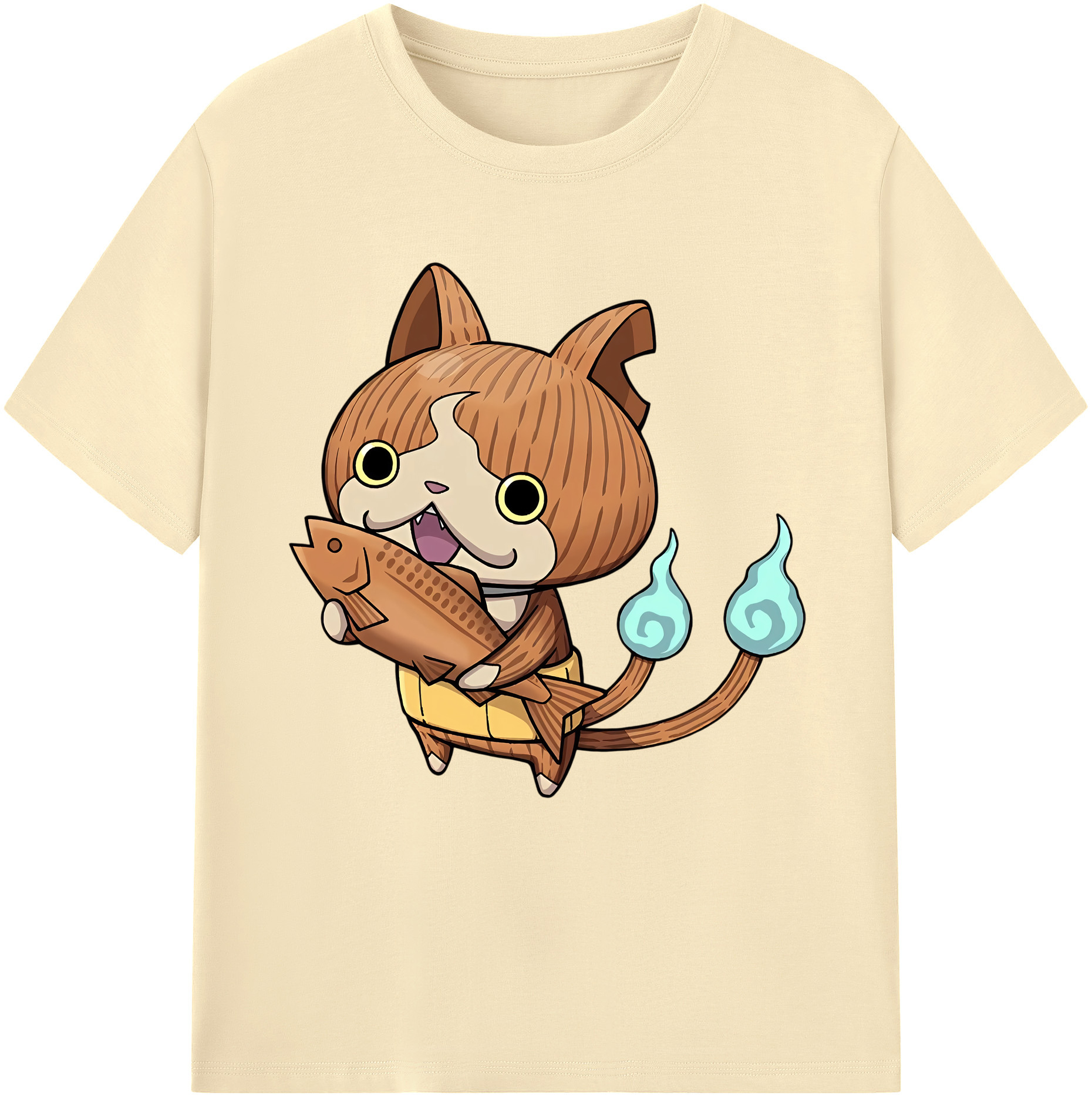 （画像用） 妖怪ウォッチ Yo-kai Watch 綿100％半袖Tシャツ（フロントプリント）
