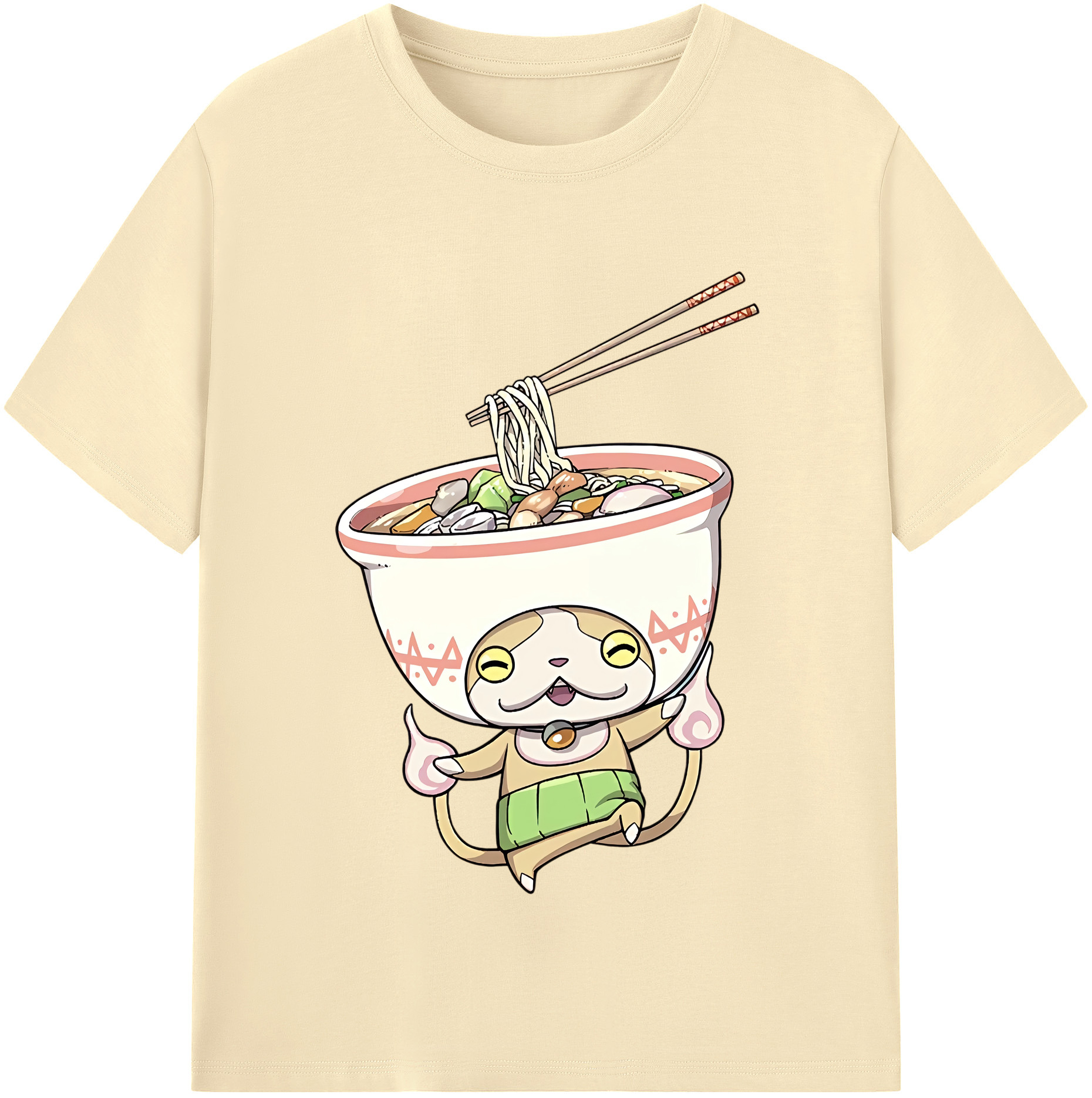 （画像用） 妖怪ウォッチ Yo-kai Watch 綿100％半袖Tシャツ（フロントプリント）