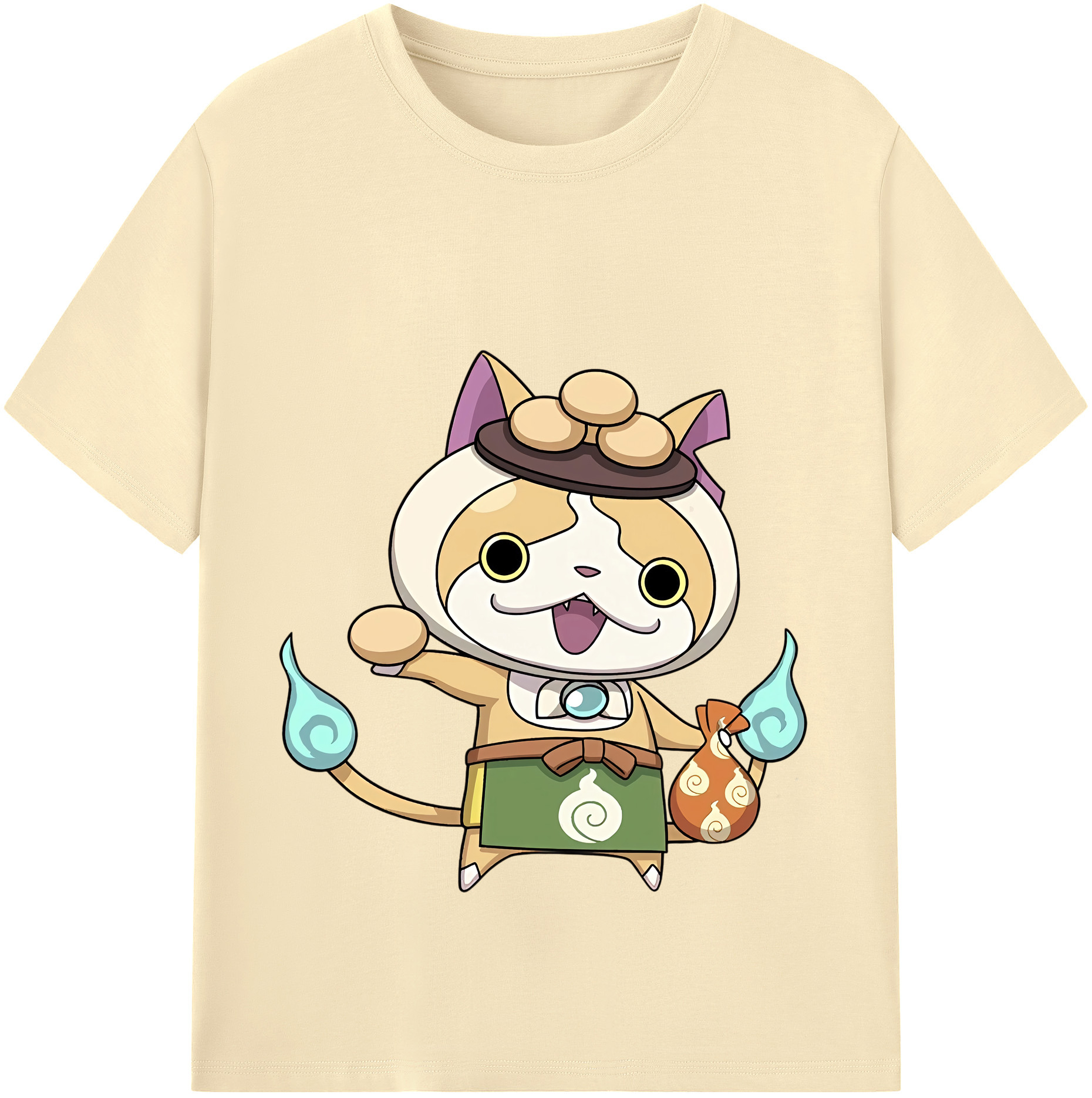 （画像用） 妖怪ウォッチ Yo-kai Watch 綿100％半袖Tシャツ（フロントプリント）