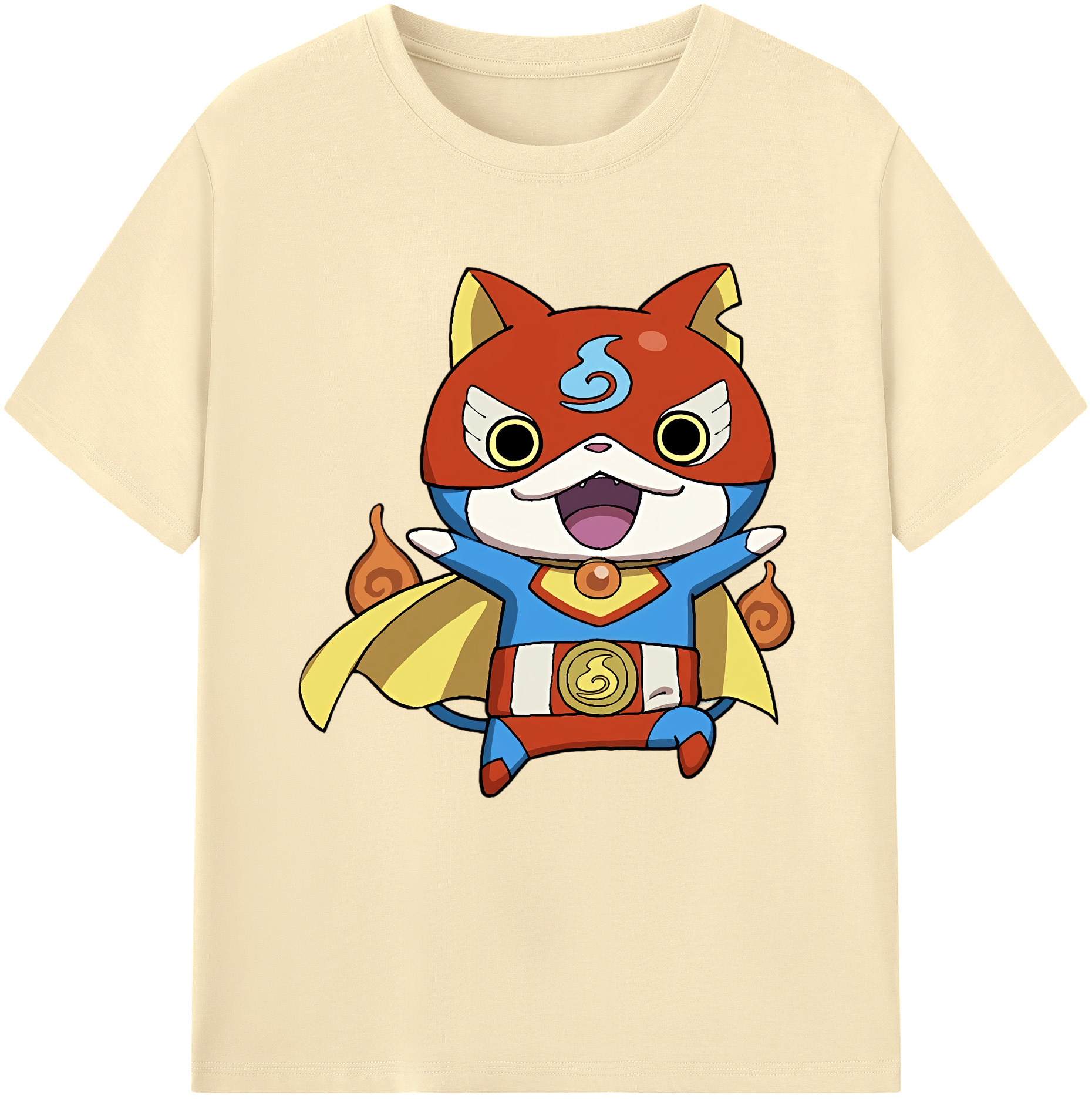 （画像用） 妖怪ウォッチ Yo-kai Watch 綿100％半袖Tシャツ（フロントプリント）