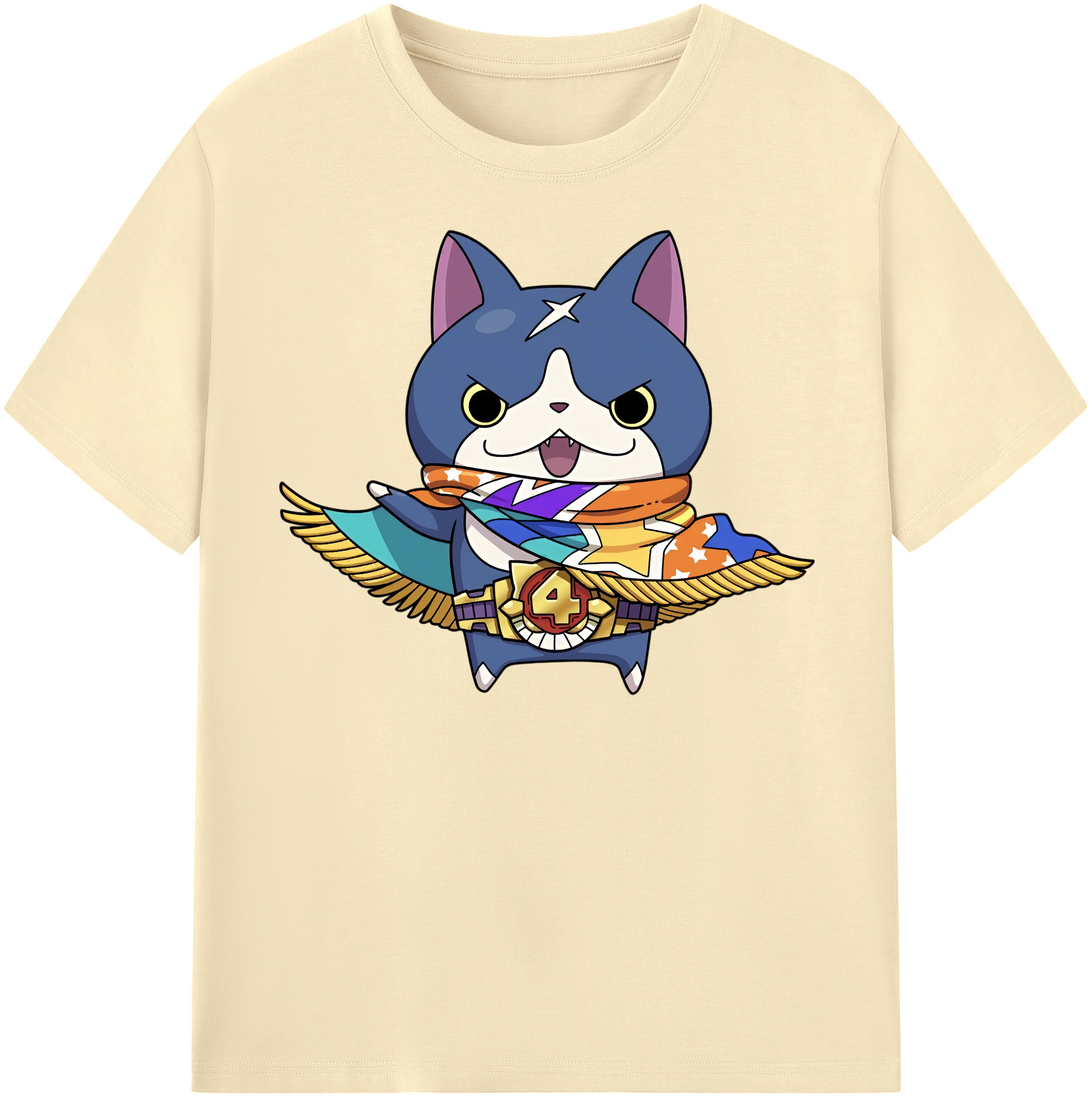 （画像用） 妖怪ウォッチ Yo-kai Watch 綿100％半袖Tシャツ（フロントプリント）