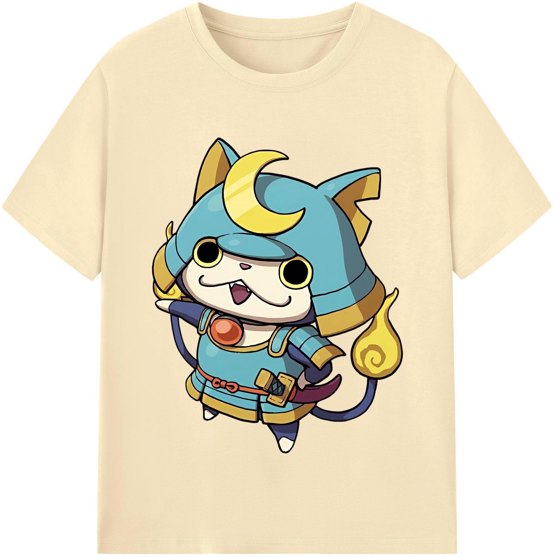 （画像用） 妖怪ウォッチ Yo-kai Watch 綿100％半袖Tシャツ（フロントプリント）