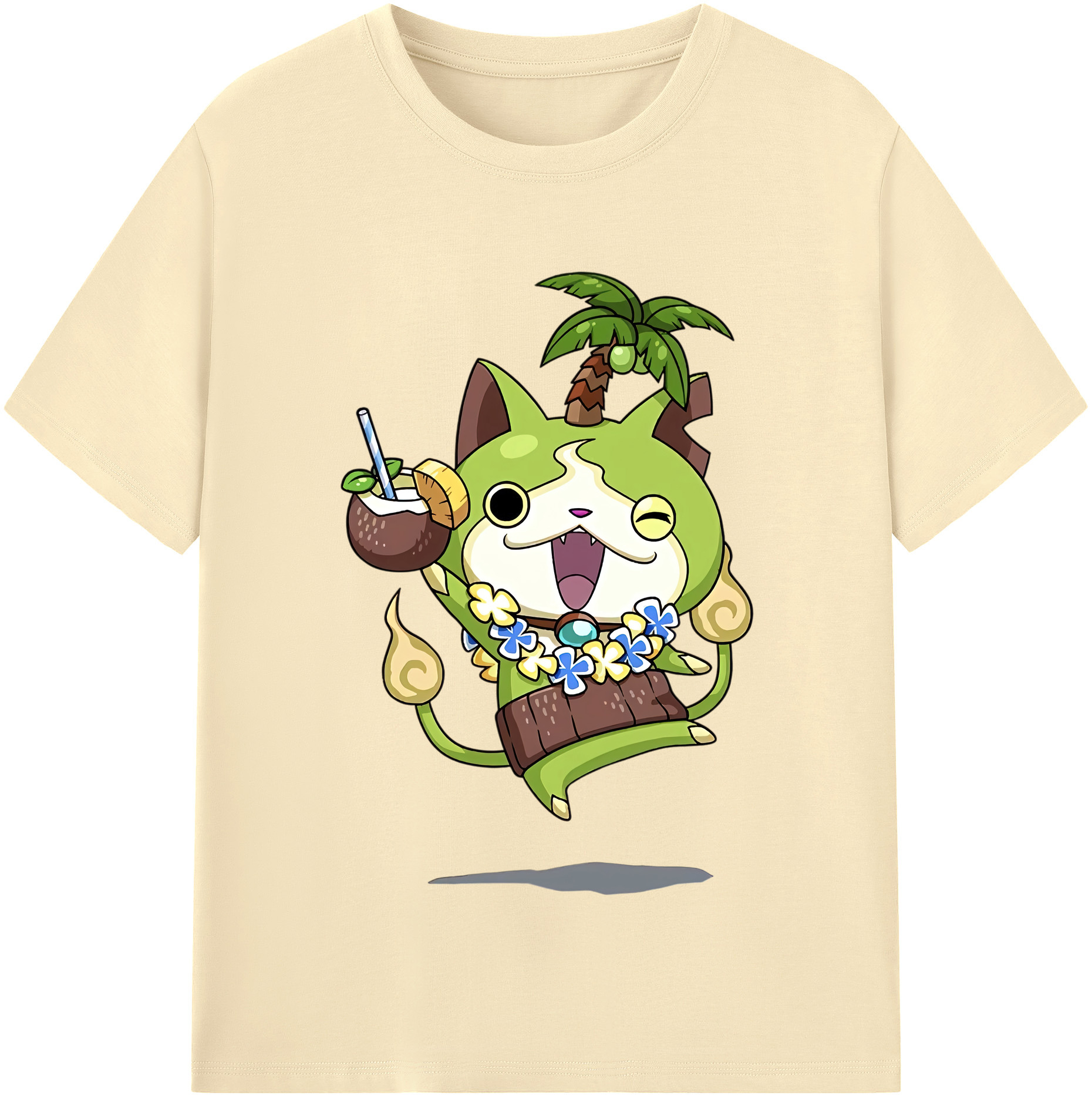 （画像用） 妖怪ウォッチ Yo-kai Watch 綿100％半袖Tシャツ（フロントプリント）