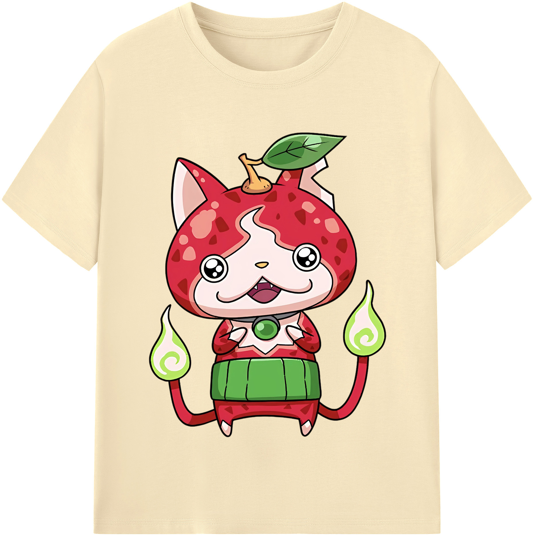 （画像用） 妖怪ウォッチ Yo-kai Watch 綿100％半袖Tシャツ（フロントプリント）