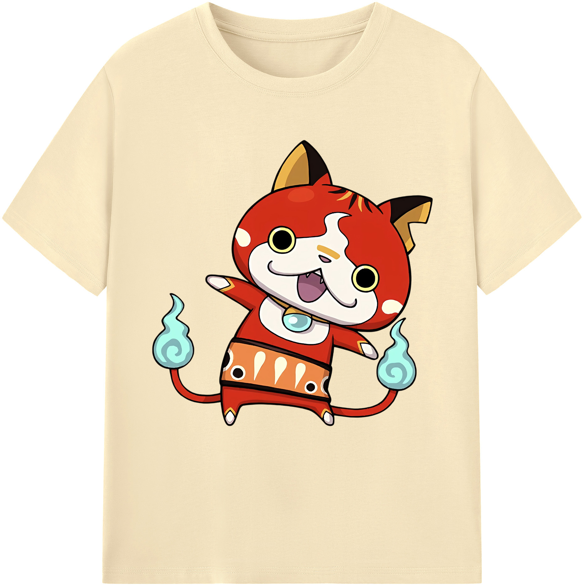 （画像用） 妖怪ウォッチ Yo-kai Watch 綿100％半袖Tシャツ（フロントプリント）