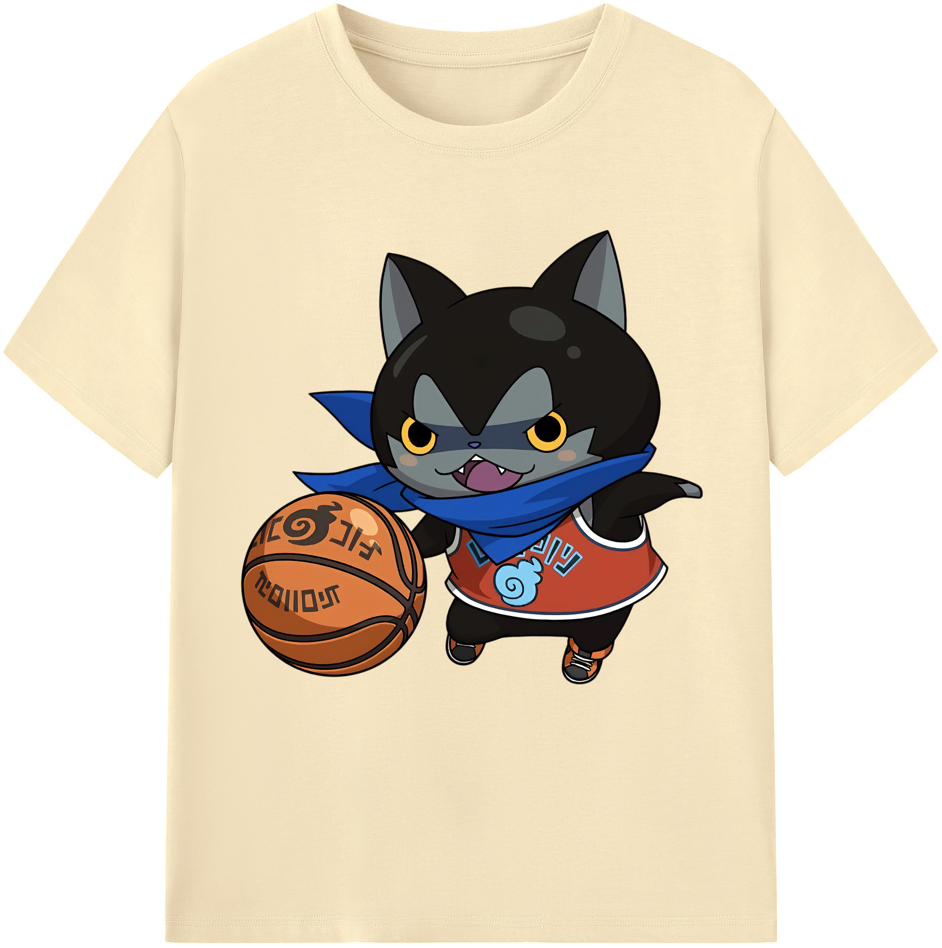（画像用） 妖怪ウォッチ Yo-kai Watch 綿100％半袖Tシャツ（フロントプリント）