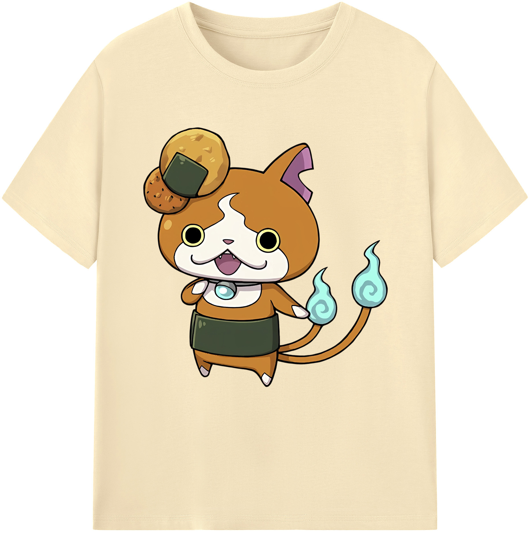（画像用） 妖怪ウォッチ Yo-kai Watch 綿100％半袖Tシャツ（フロントプリント）