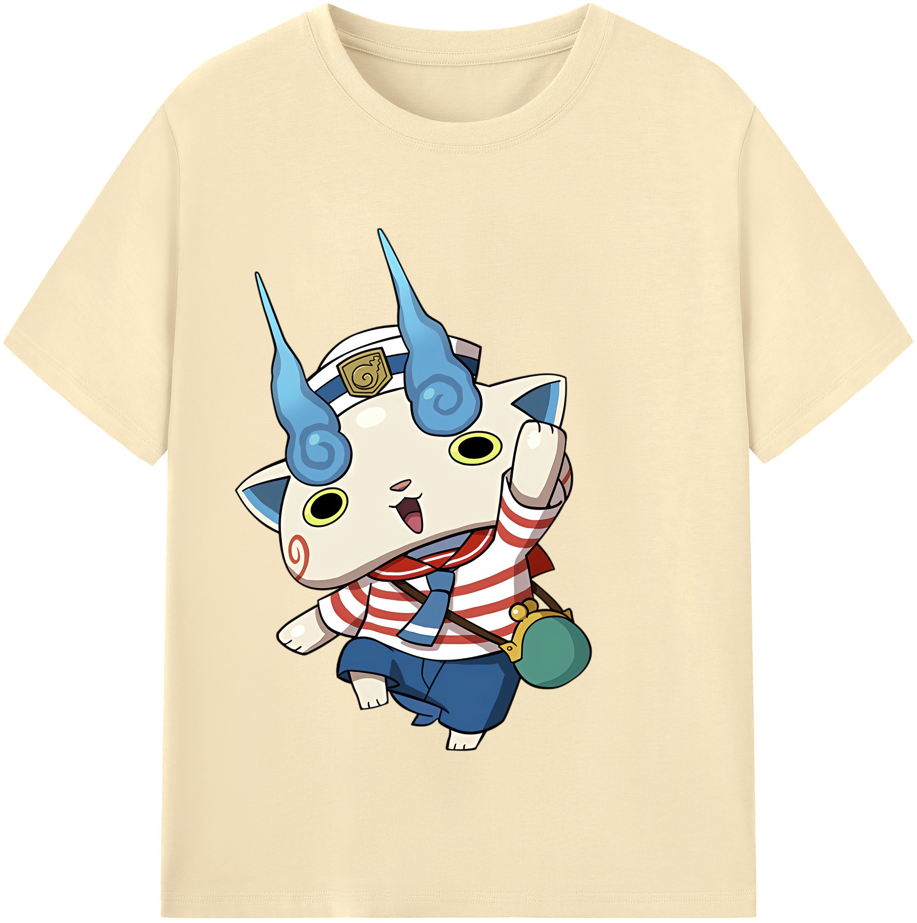 （画像用） 妖怪ウォッチ Yo-kai Watch 綿100％半袖Tシャツ（フロントプリント）