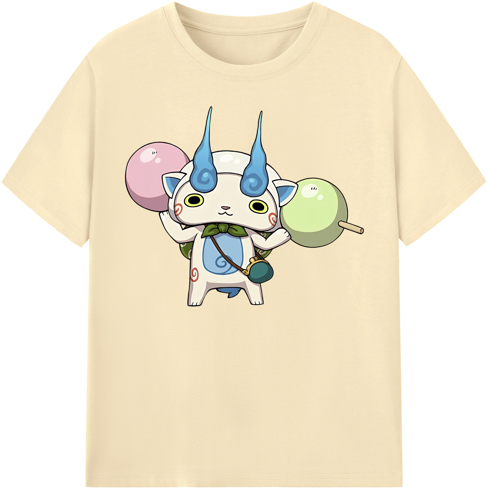 （画像用） 妖怪ウォッチ Yo-kai Watch 綿100％半袖Tシャツ（フロントプリント）
