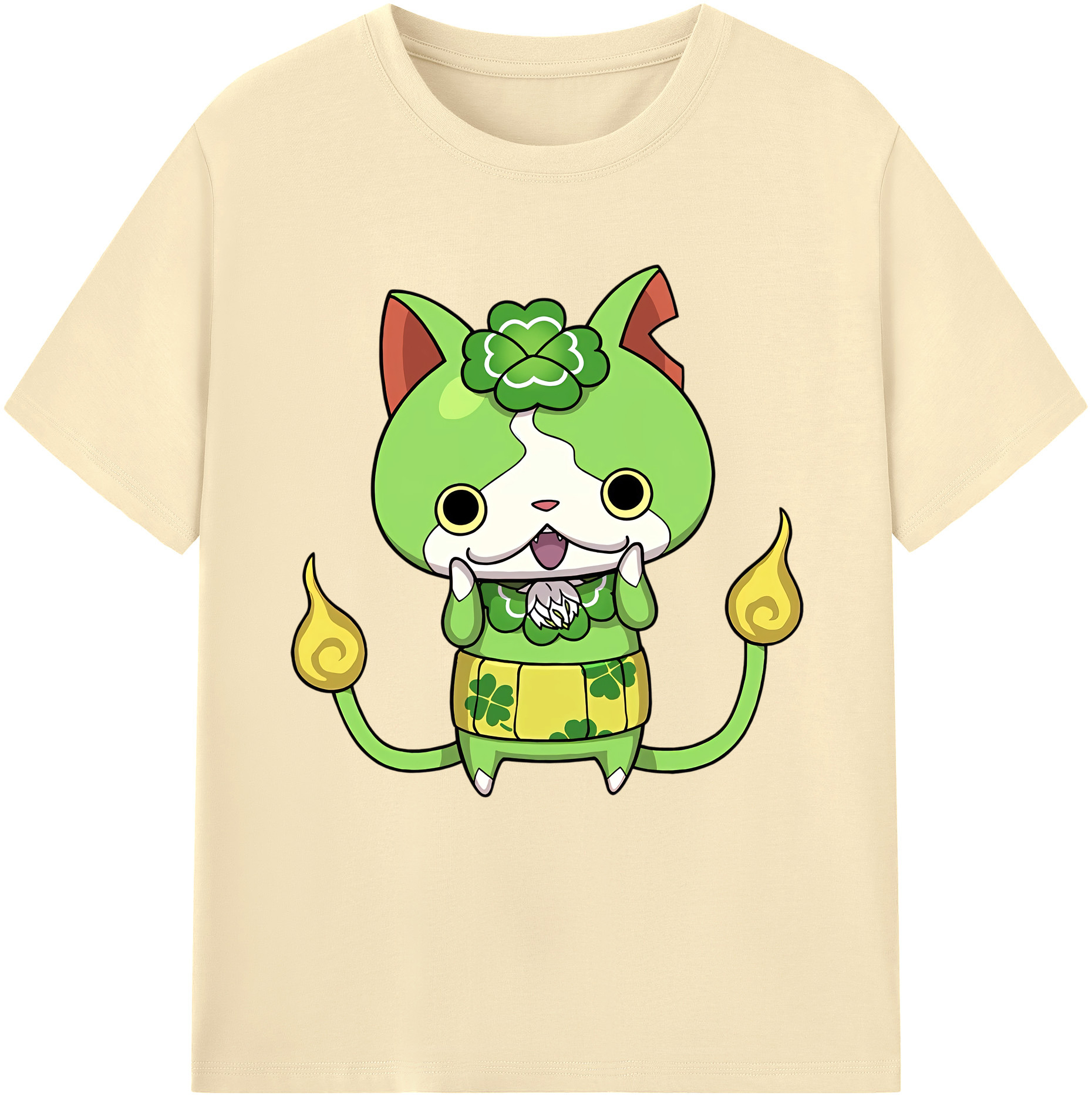 （画像用） 妖怪ウォッチ Yo-kai Watch 綿100％半袖Tシャツ（フロントプリント）