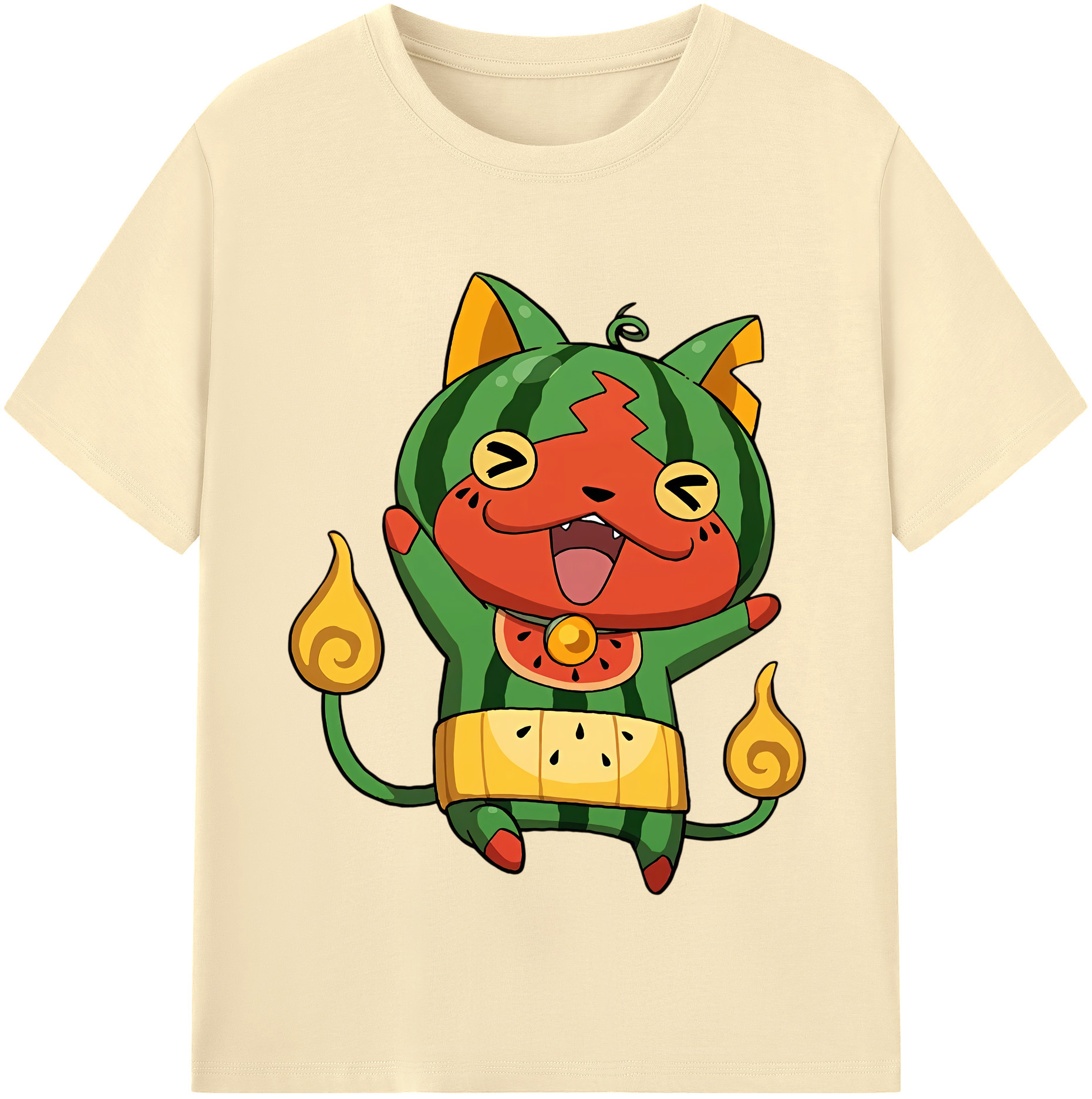 （画像用） 妖怪ウォッチ Yo-kai Watch 綿100％半袖Tシャツ（フロントプリント）
