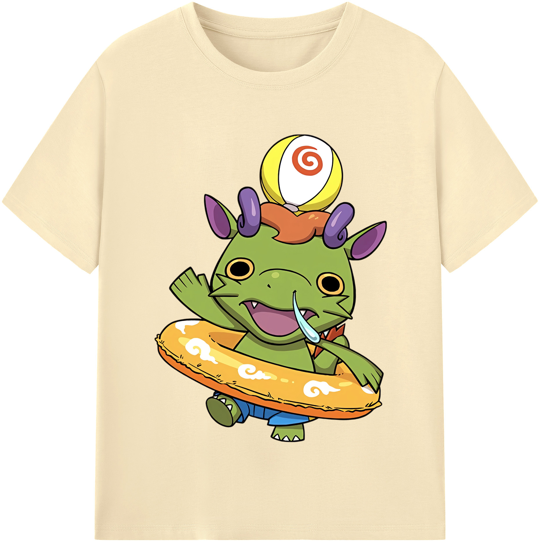 （画像用） 妖怪ウォッチ Yo-kai Watch 綿100％半袖Tシャツ（フロントプリント）