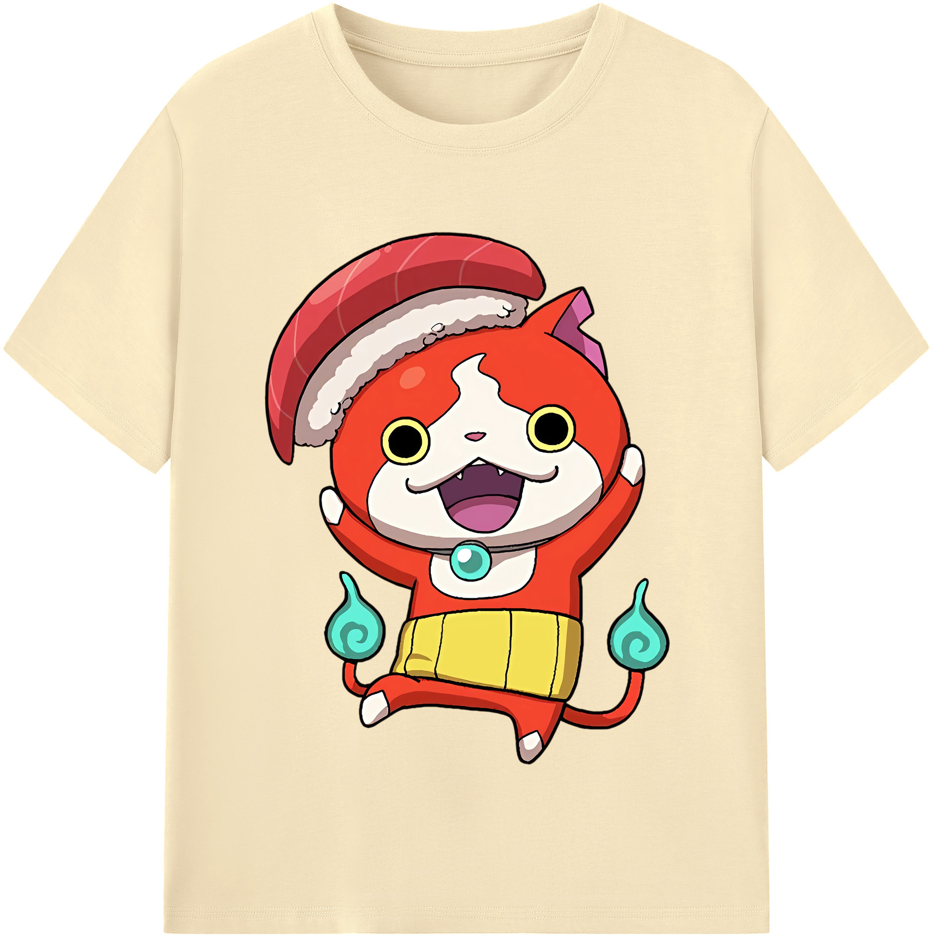 （画像用） 妖怪ウォッチ Yo-kai Watch 綿100％半袖Tシャツ（フロントプリント）