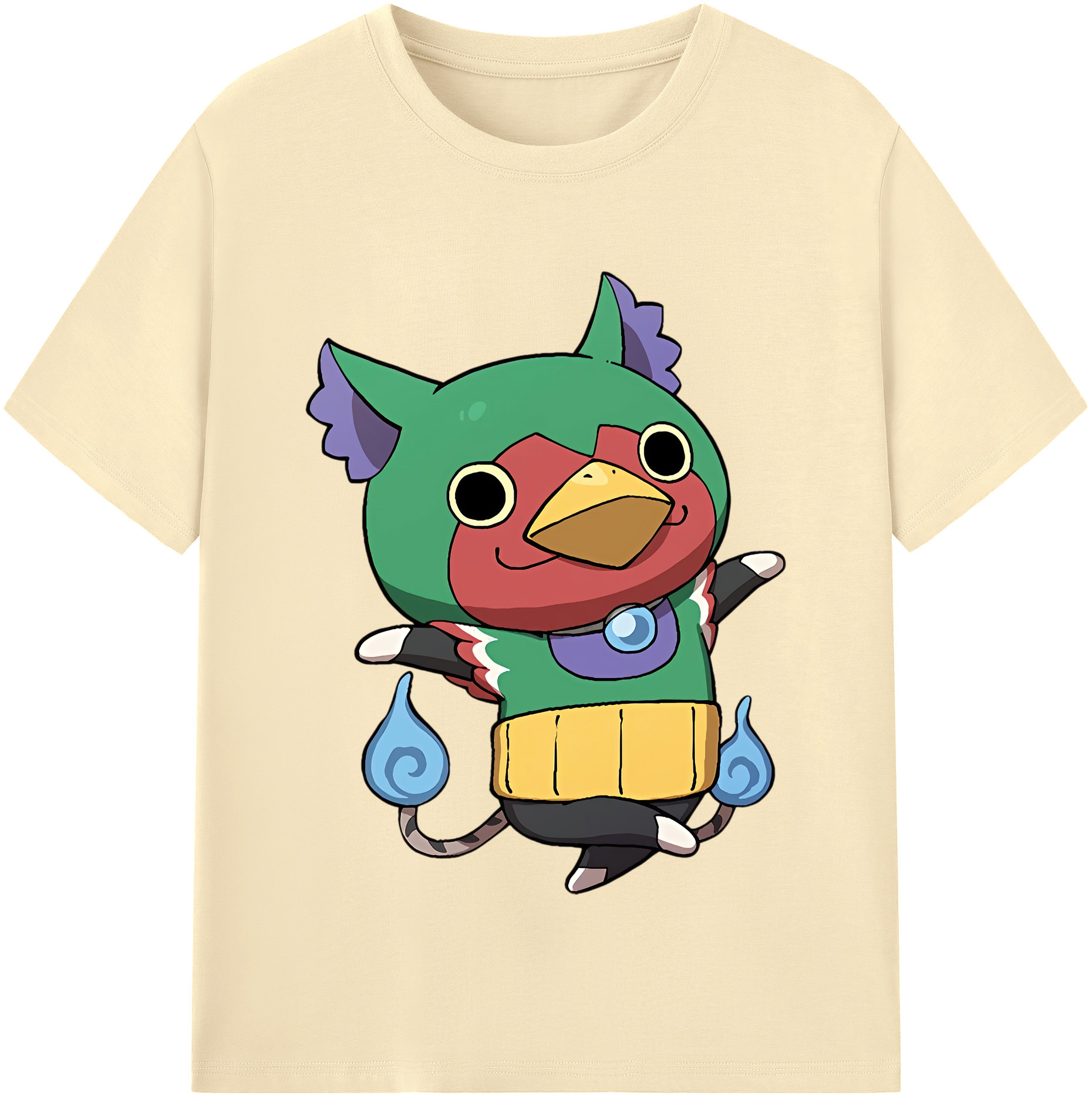 （画像用） 妖怪ウォッチ Yo-kai Watch 綿100％半袖Tシャツ（フロントプリント）