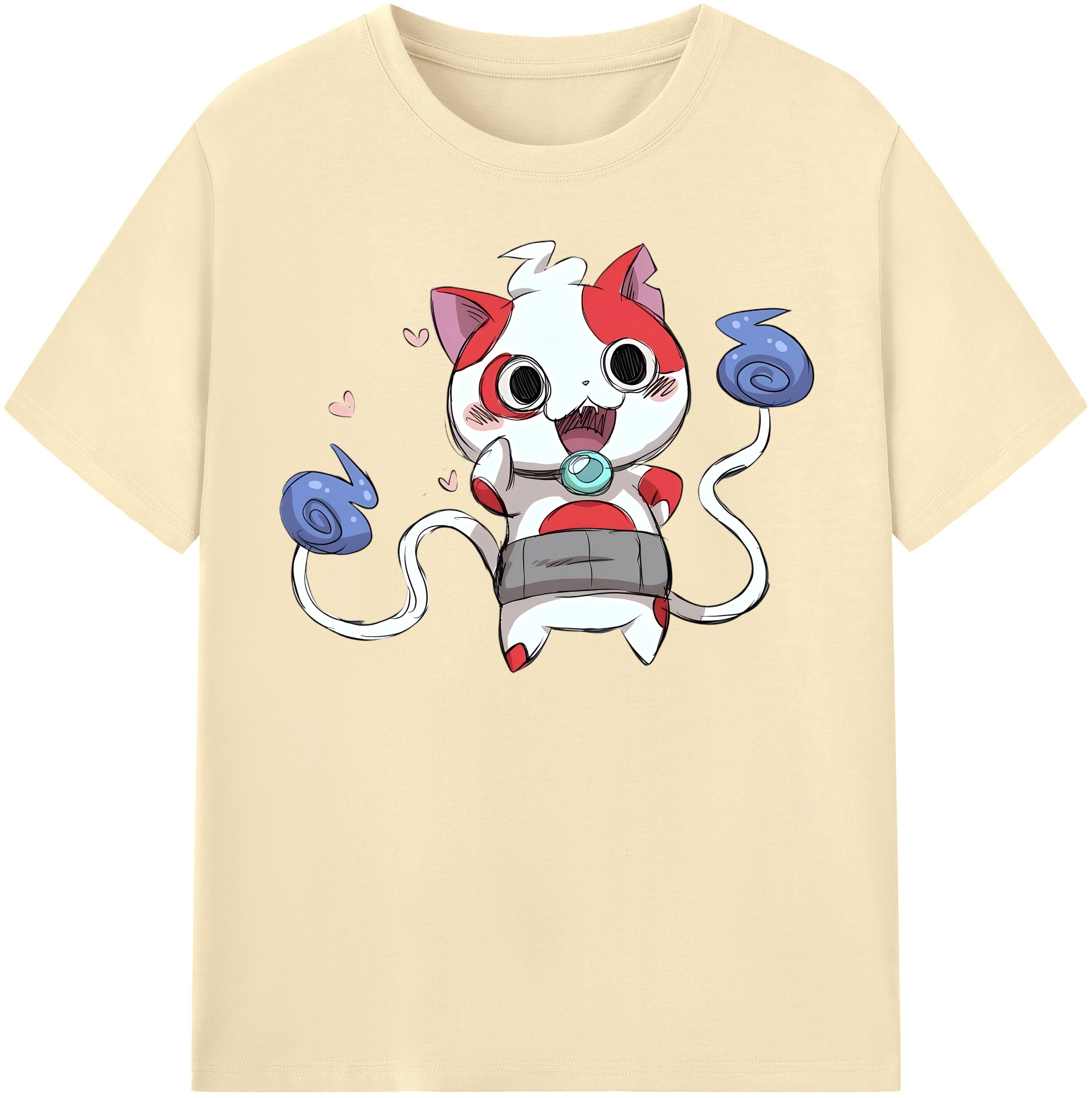 （画像用） 妖怪ウォッチ Yo-kai Watch 綿100％半袖Tシャツ（フロントプリント）