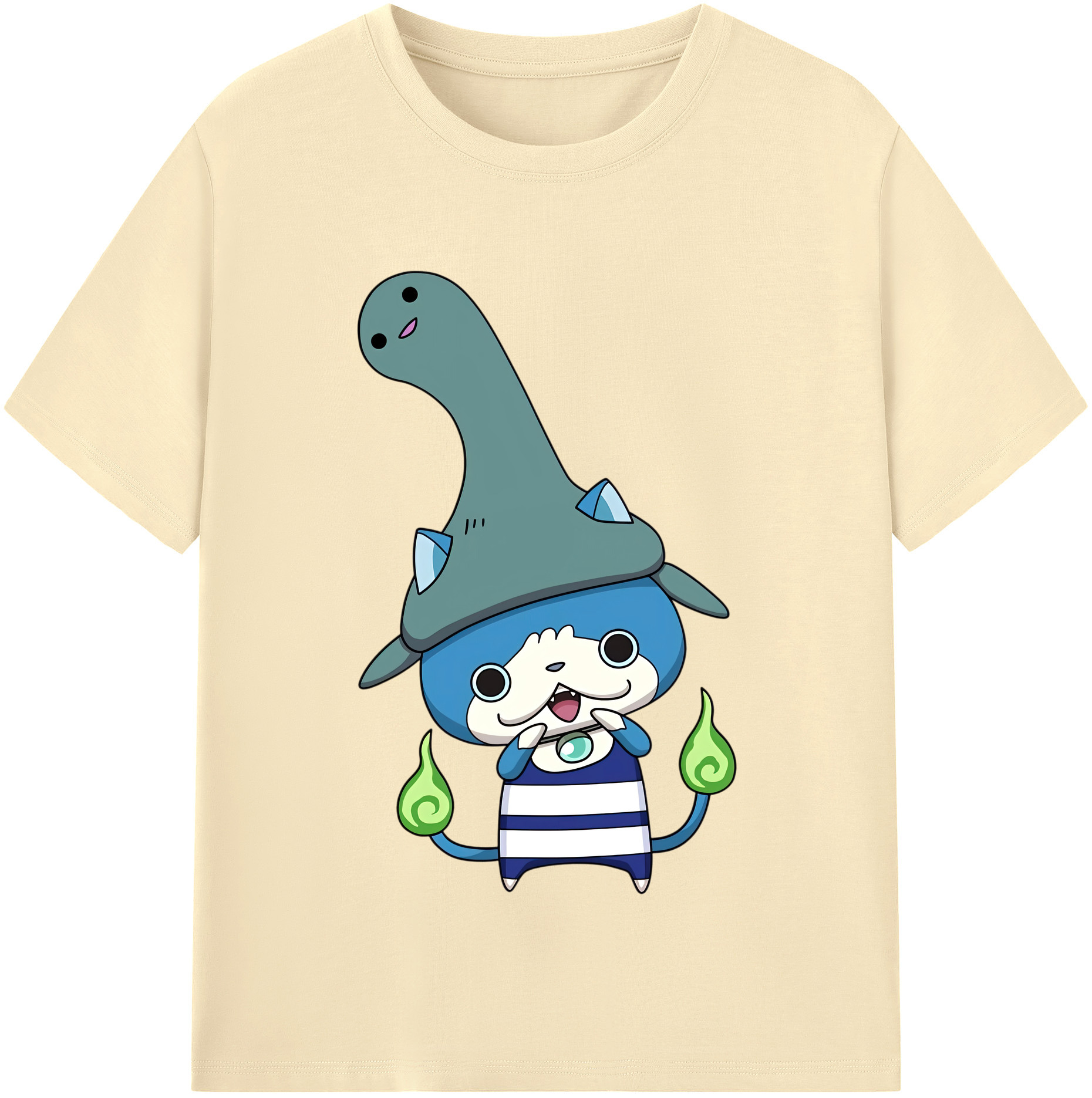 （画像用） 妖怪ウォッチ Yo-kai Watch 綿100％半袖Tシャツ（フロントプリント）
