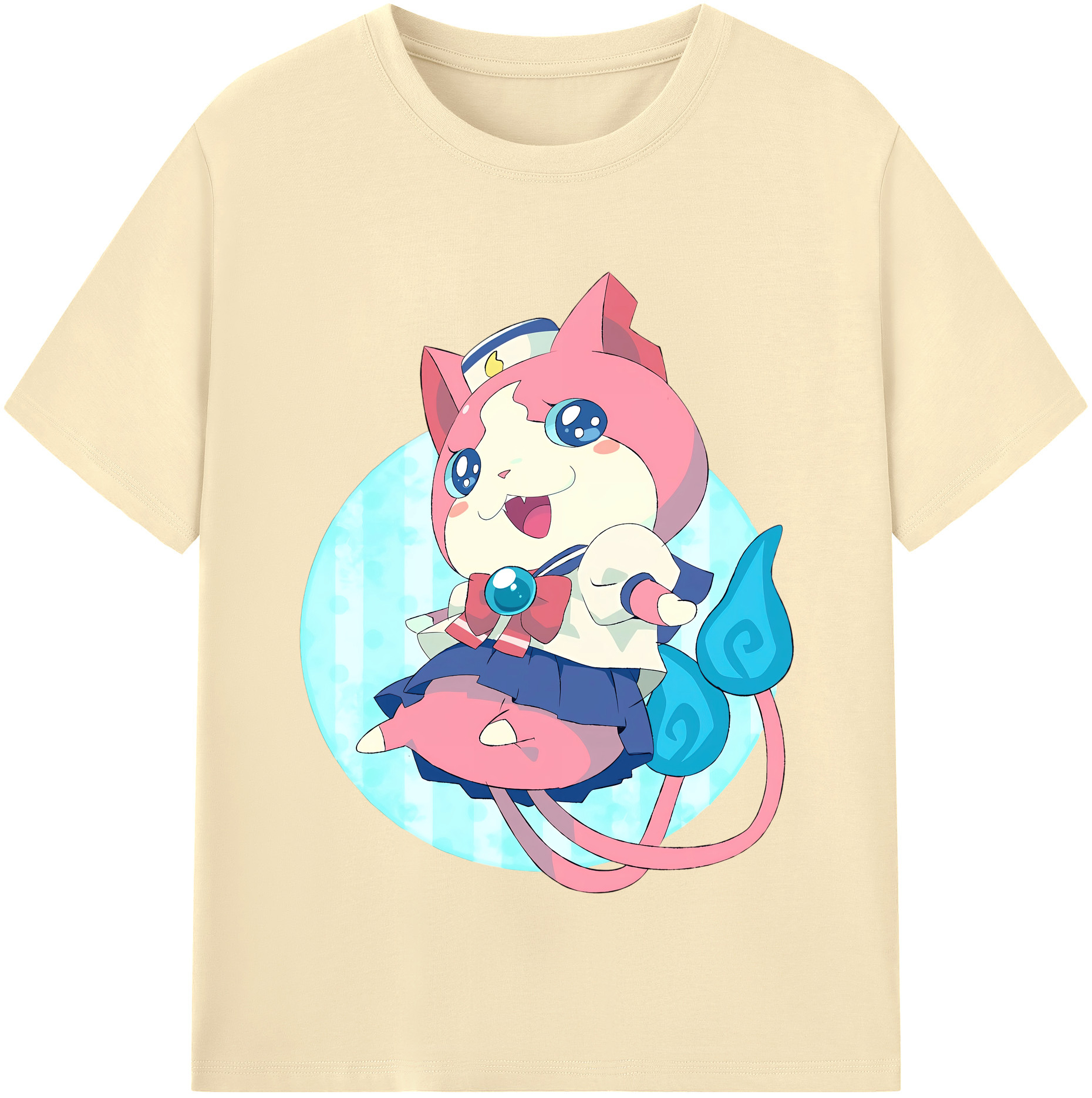 （画像用） 妖怪ウォッチ Yo-kai Watch 綿100％半袖Tシャツ（フロントプリント）