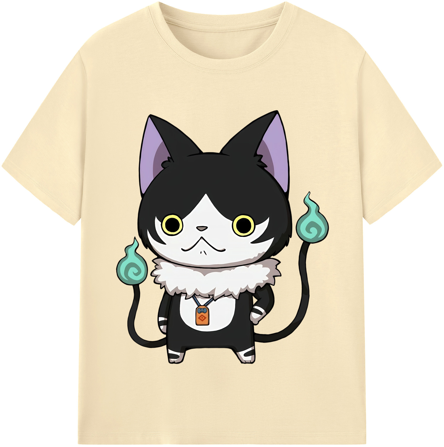 （画像用） 妖怪ウォッチ Yo-kai Watch 綿100％半袖Tシャツ（フロントプリント）