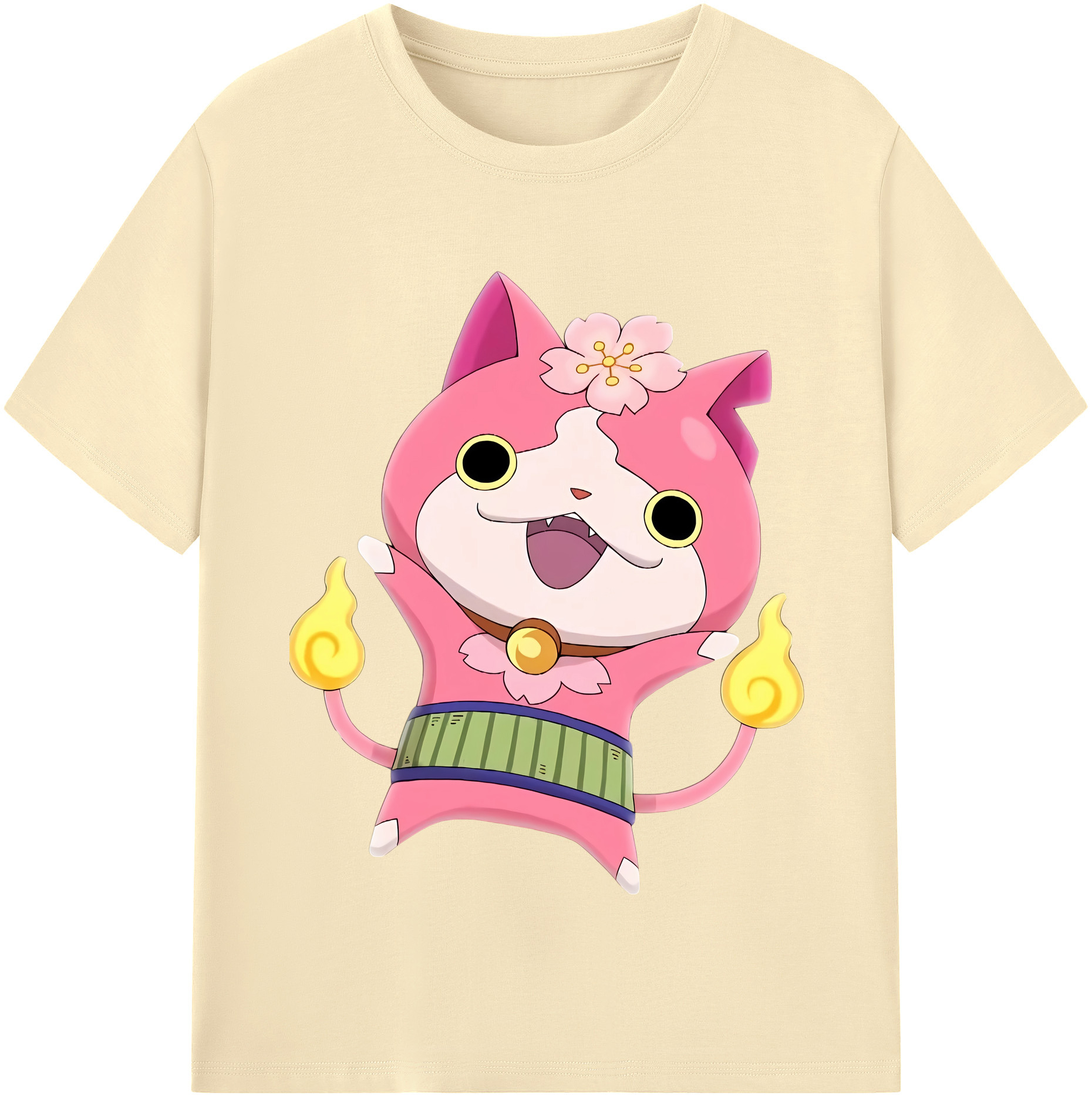 （画像用） 妖怪ウォッチ Yo-kai Watch 綿100％半袖Tシャツ（フロントプリント）