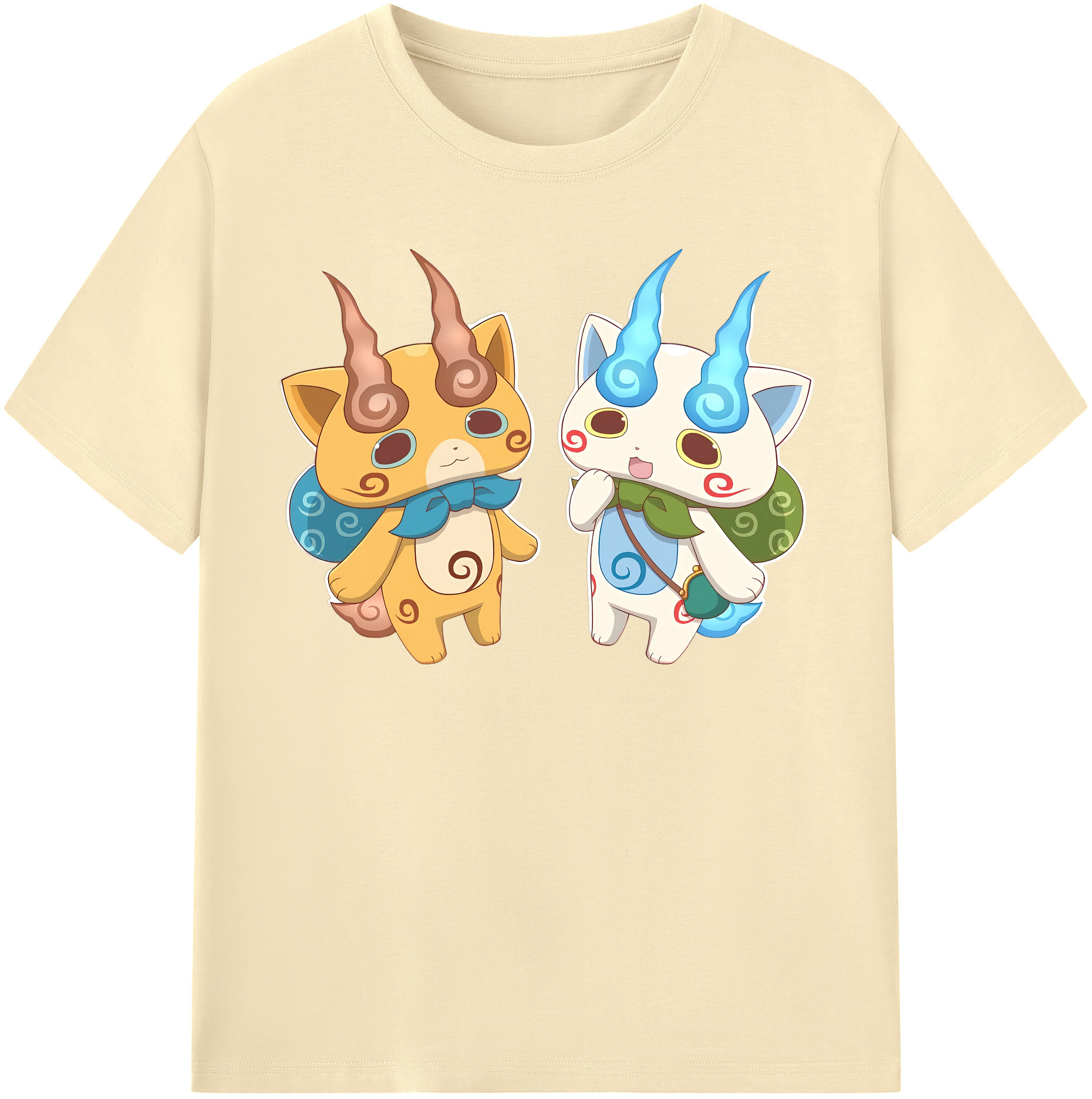 （画像用） 妖怪ウォッチ Yo-kai Watch 綿100％半袖Tシャツ（フロントプリント）