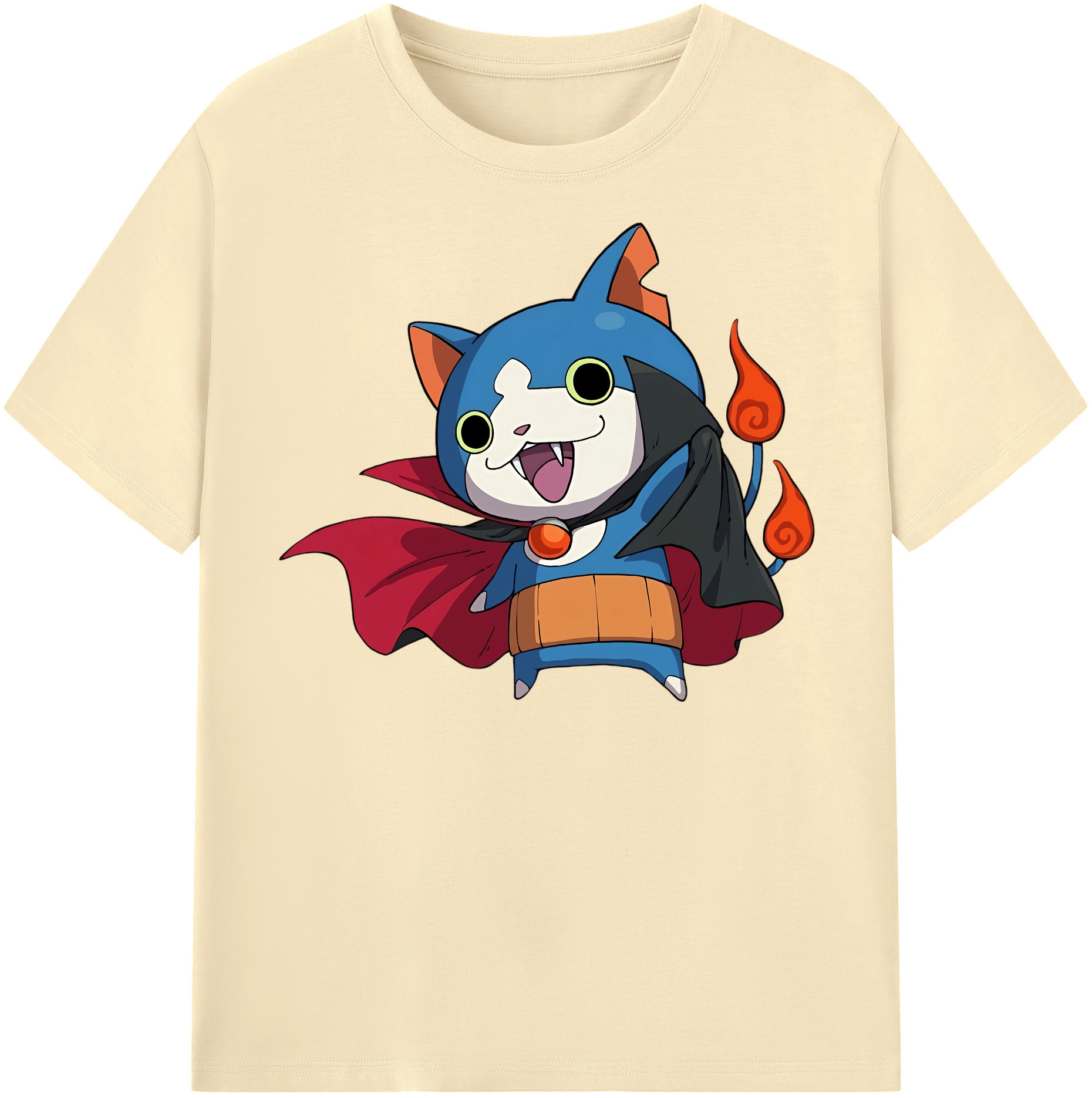 （画像用） 妖怪ウォッチ Yo-kai Watch 綿100％半袖Tシャツ（フロントプリント）