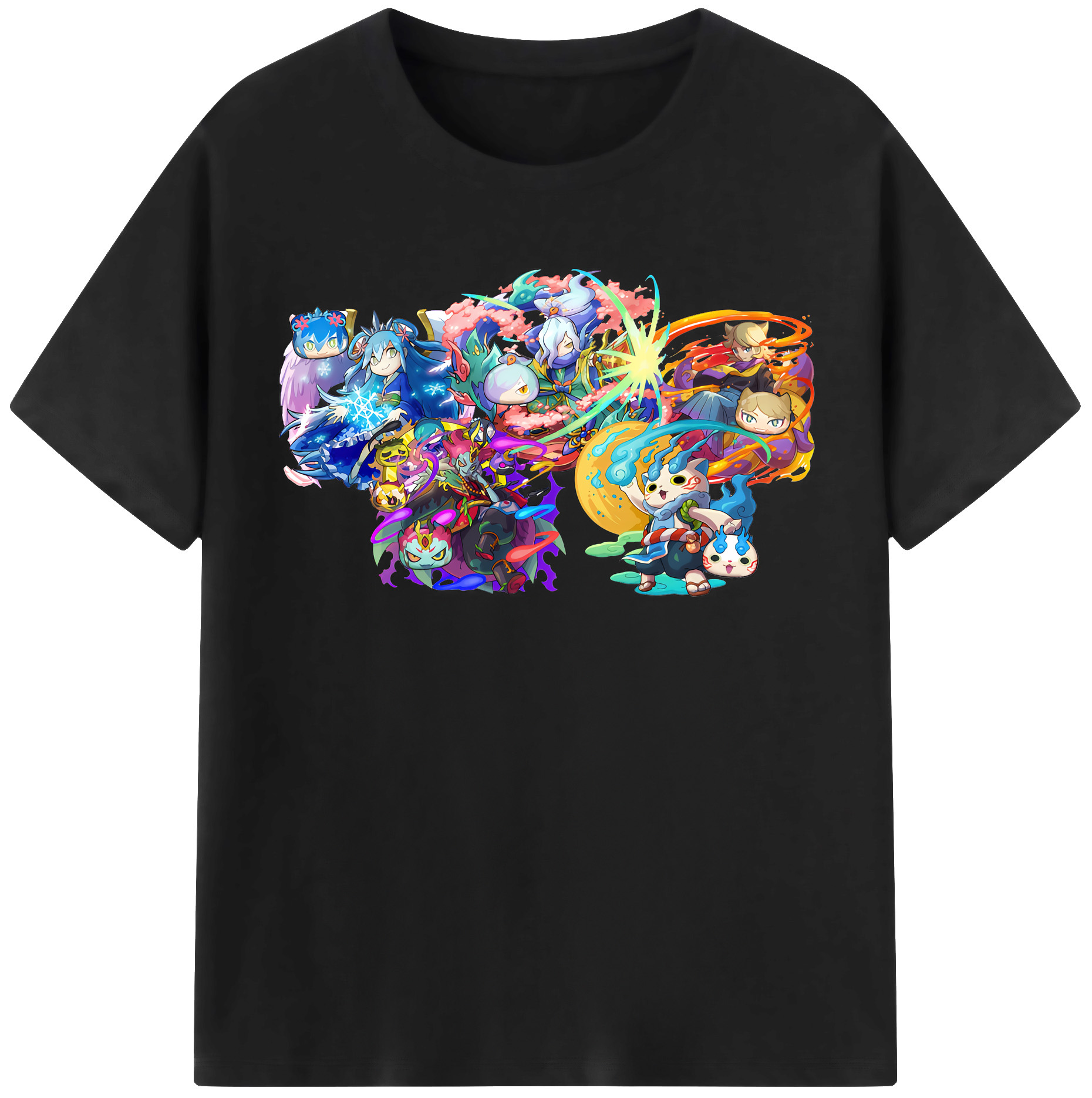 （画像用） 妖怪ウォッチ Yo-kai Watch 綿100％半袖Tシャツ（フロントプリント）