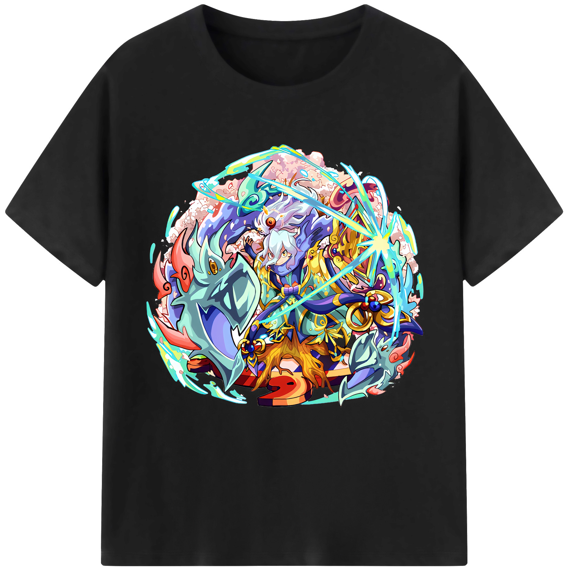 （画像用） 妖怪ウォッチ Yo-kai Watch 綿100％半袖Tシャツ（フロントプリント）