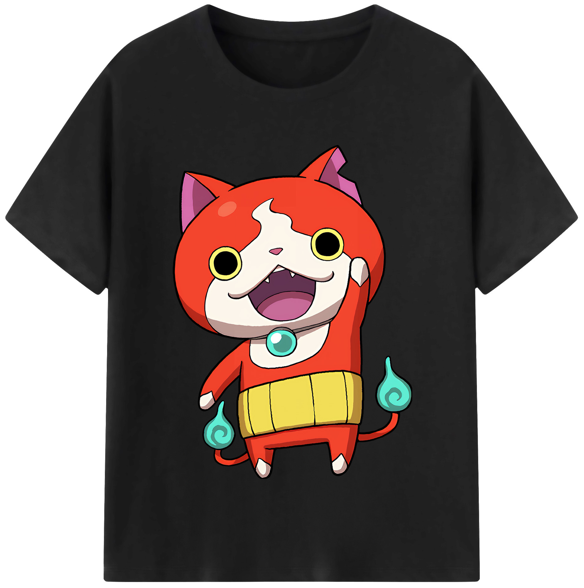 （画像用） 妖怪ウォッチ Yo-kai Watch 綿100％半袖Tシャツ（フロントプリント）