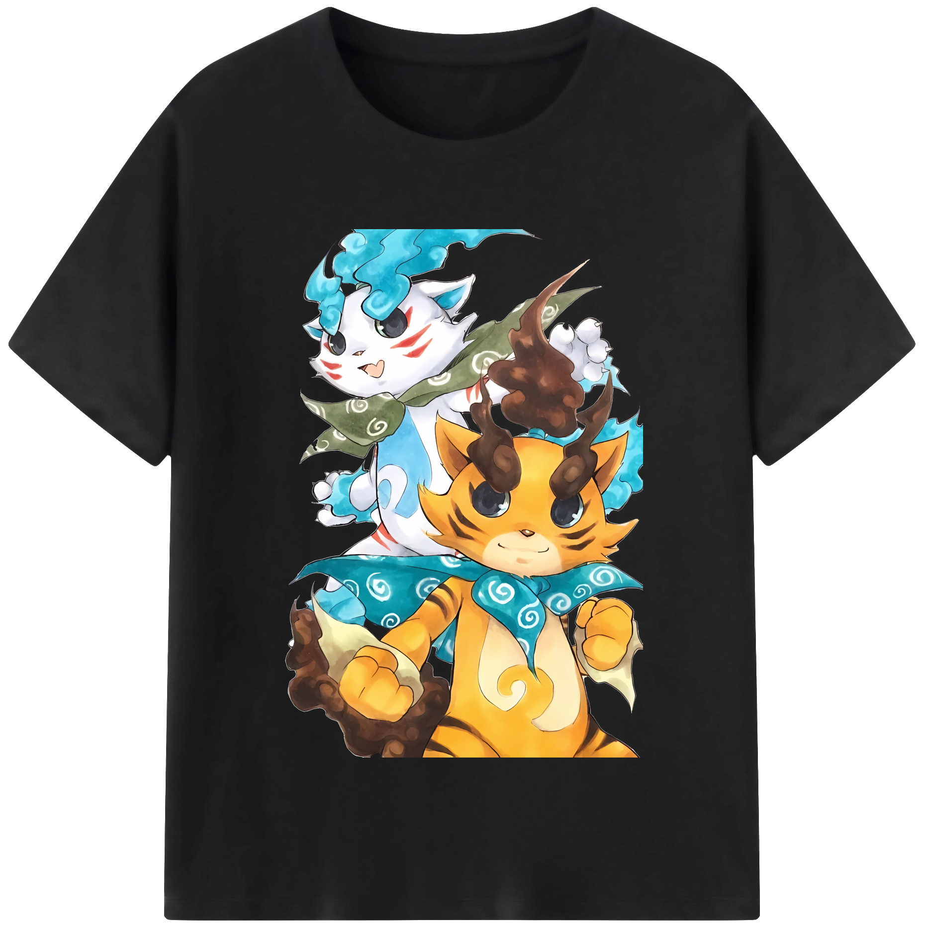 （画像用） 妖怪ウォッチ Yo-kai Watch 綿100％半袖Tシャツ（フロントプリント）