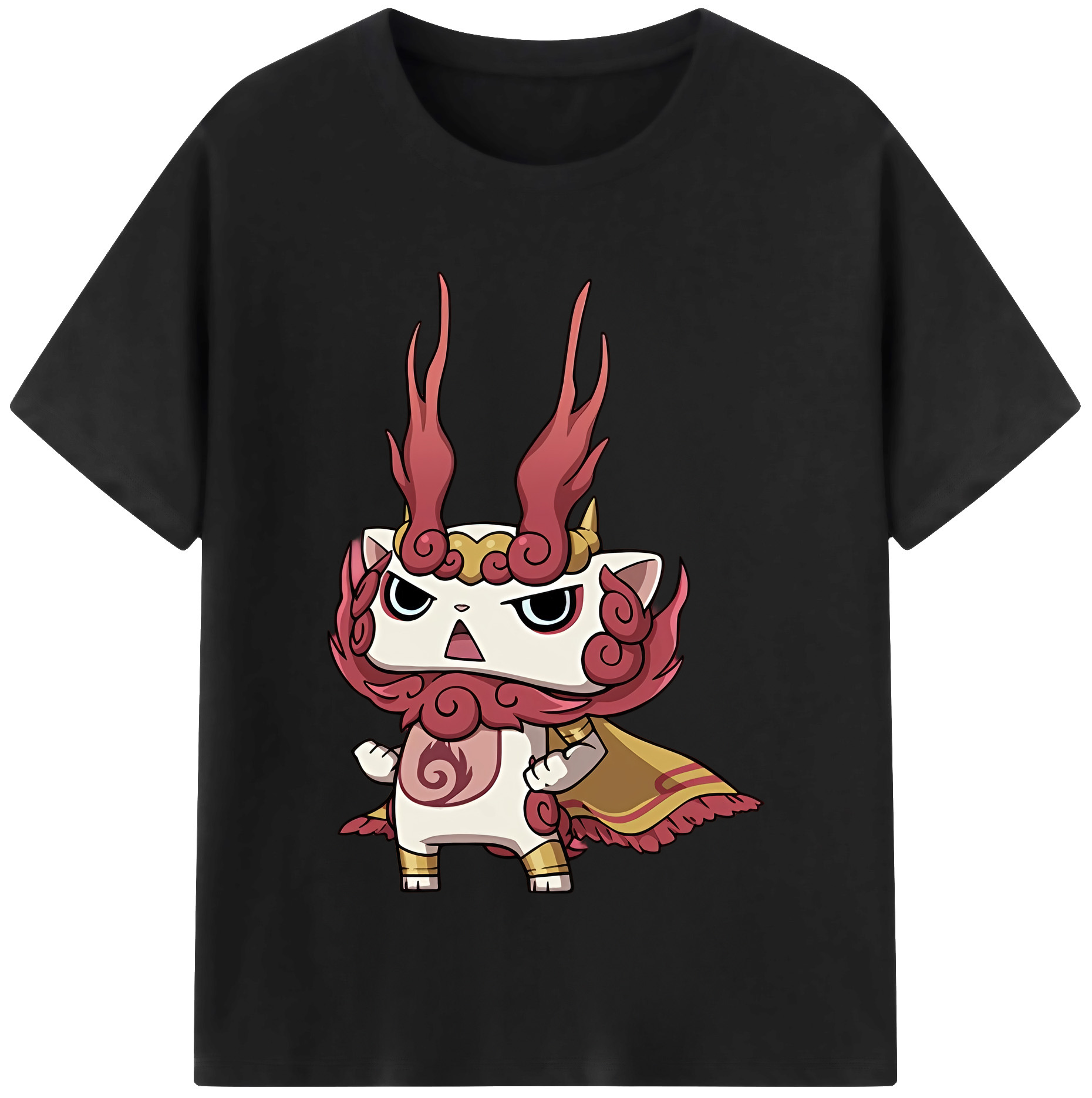 （画像用） 妖怪ウォッチ Yo-kai Watch 綿100％半袖Tシャツ（フロントプリント）
