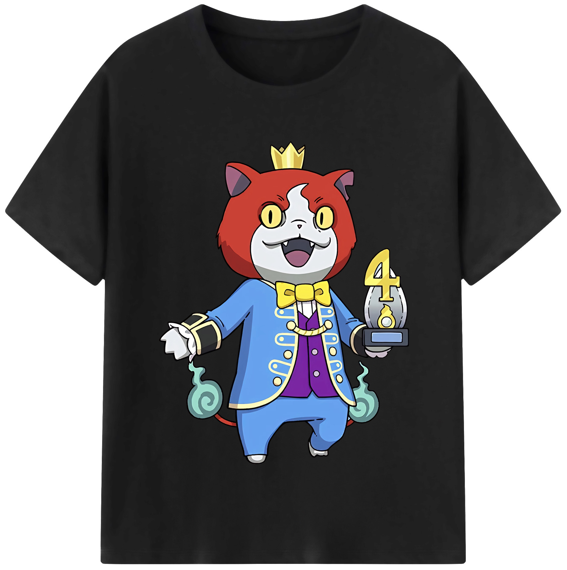 （画像用） 妖怪ウォッチ Yo-kai Watch 綿100％半袖Tシャツ（フロントプリント）