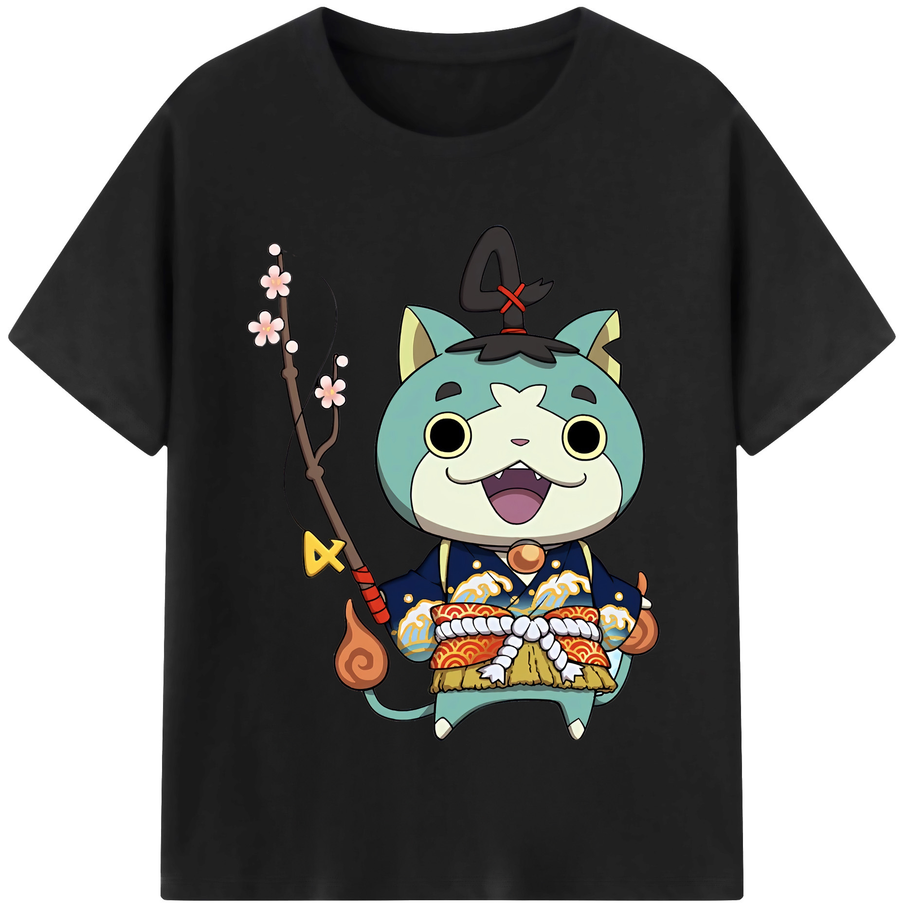 （画像用） 妖怪ウォッチ Yo-kai Watch 綿100％半袖Tシャツ（フロントプリント）