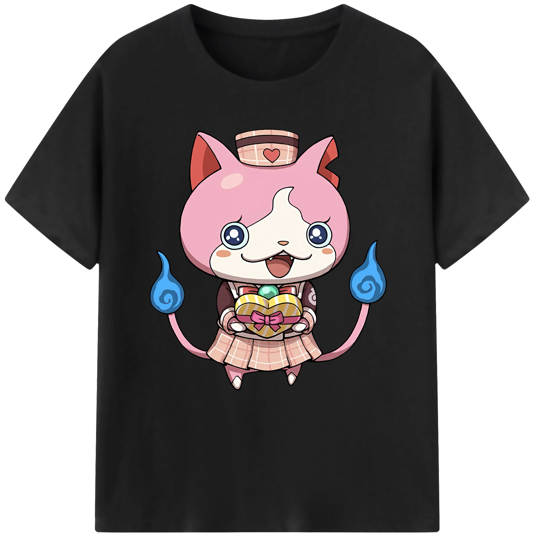 （画像用） 妖怪ウォッチ Yo-kai Watch 綿100％半袖Tシャツ（フロントプリント）