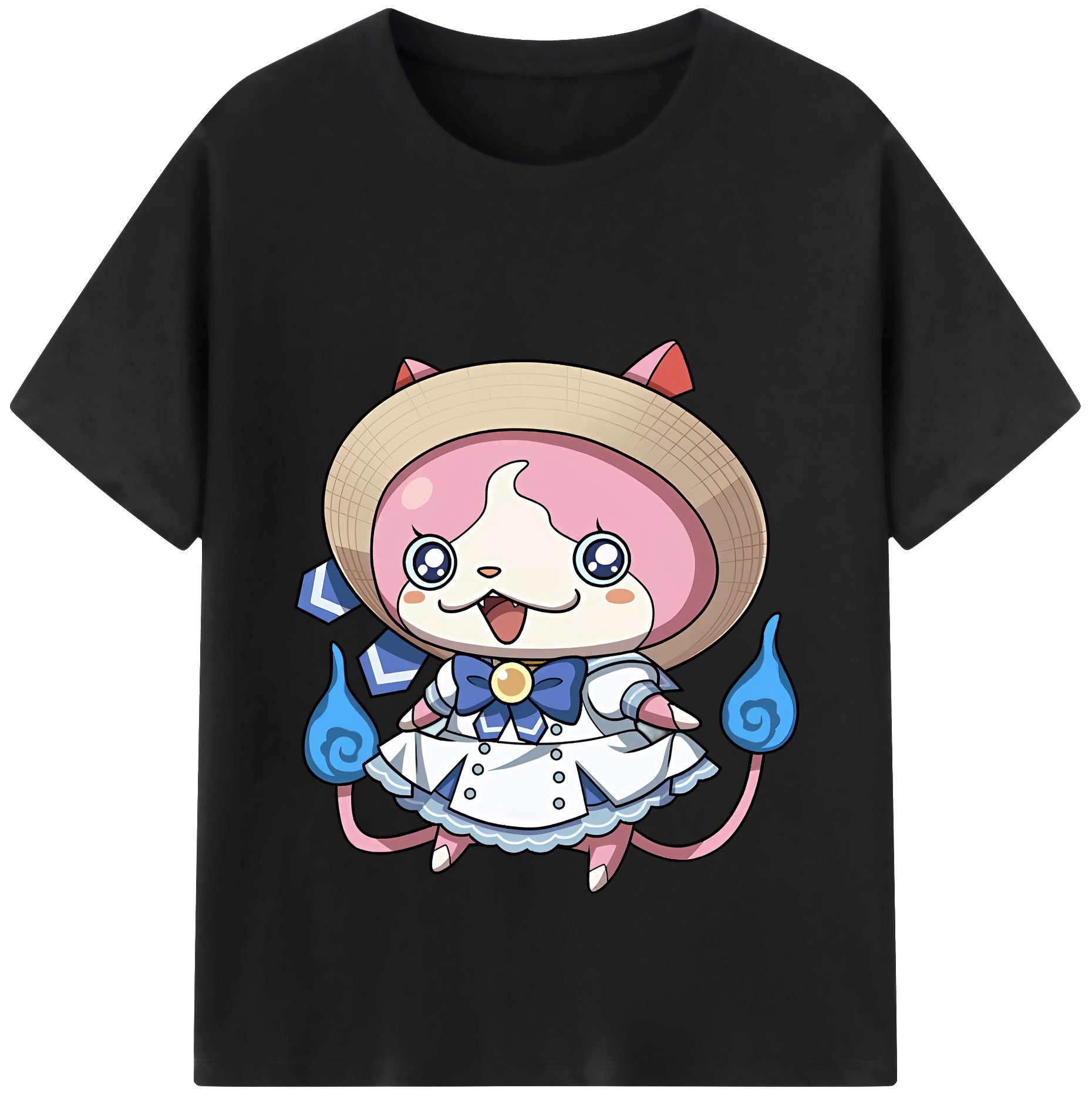 （画像用） 妖怪ウォッチ Yo-kai Watch 綿100％半袖Tシャツ（フロントプリント）