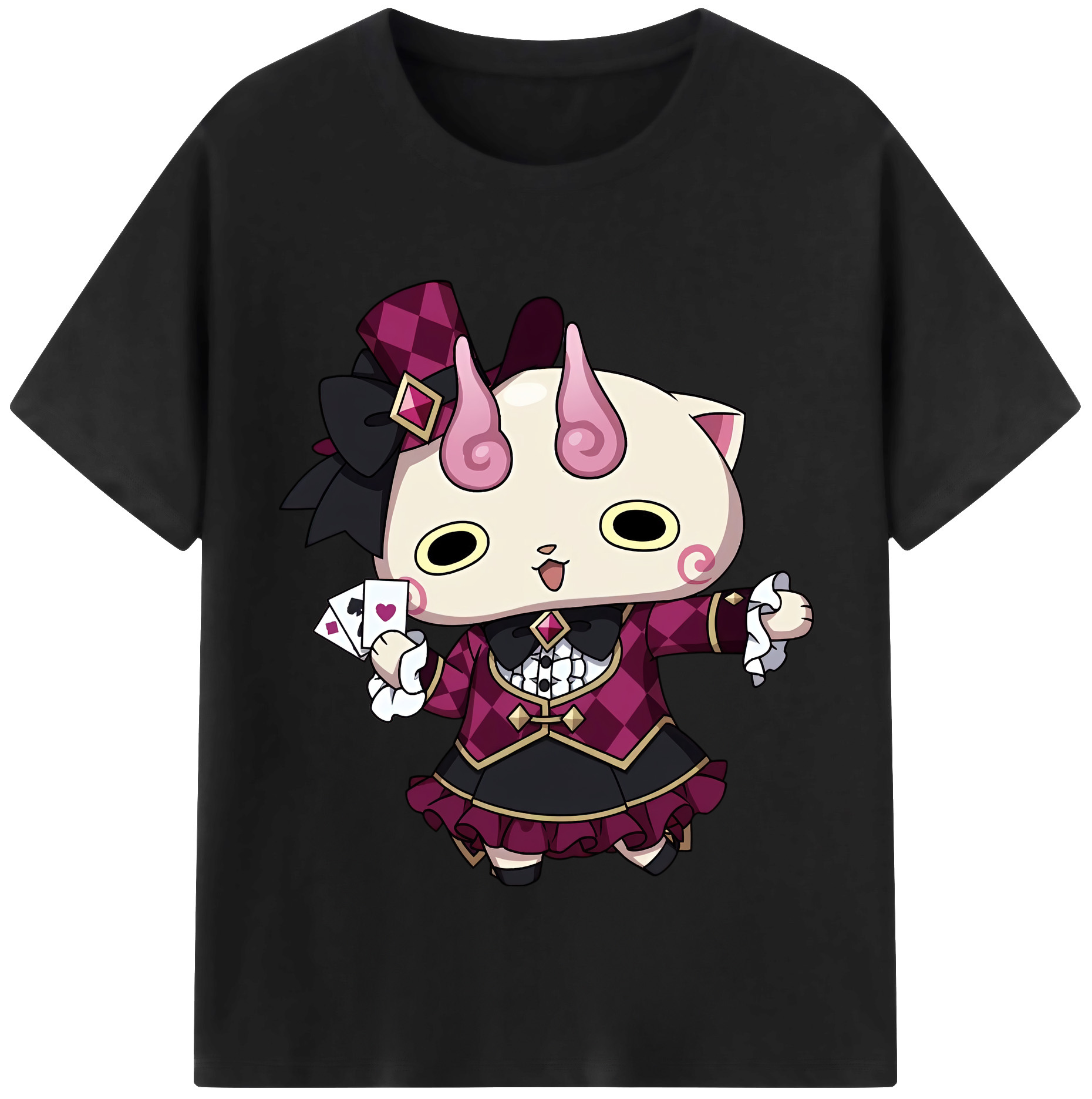 （画像用） 妖怪ウォッチ Yo-kai Watch 綿100％半袖Tシャツ（フロントプリント）