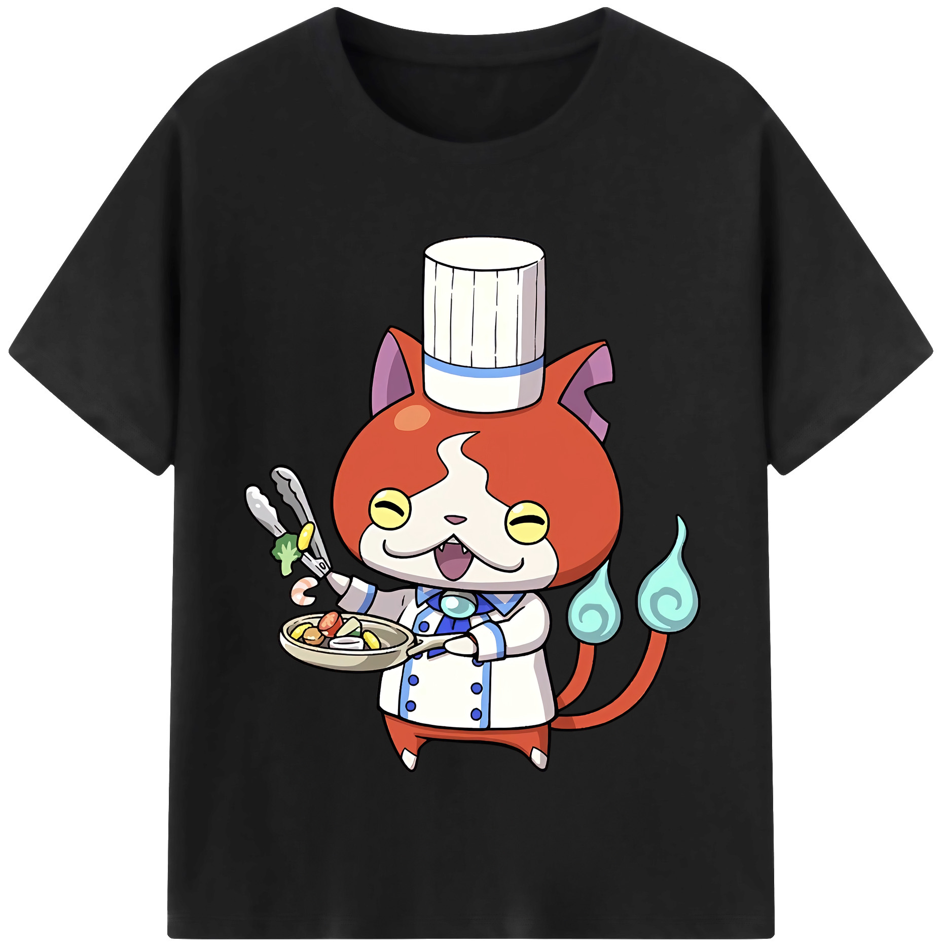 （画像用） 妖怪ウォッチ Yo-kai Watch 綿100％半袖Tシャツ（フロントプリント）