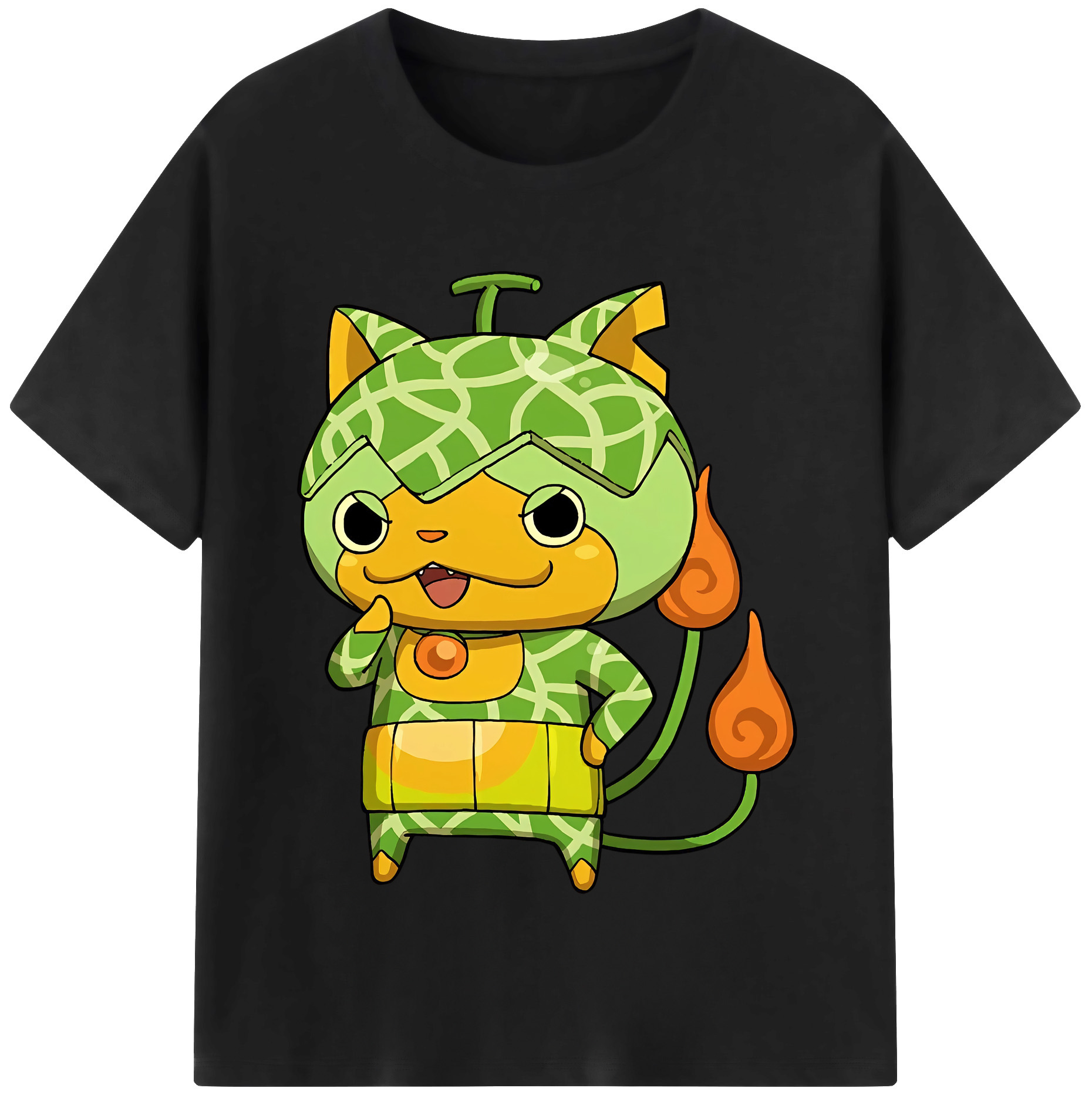 （画像用） 妖怪ウォッチ Yo-kai Watch 綿100％半袖Tシャツ（フロントプリント）