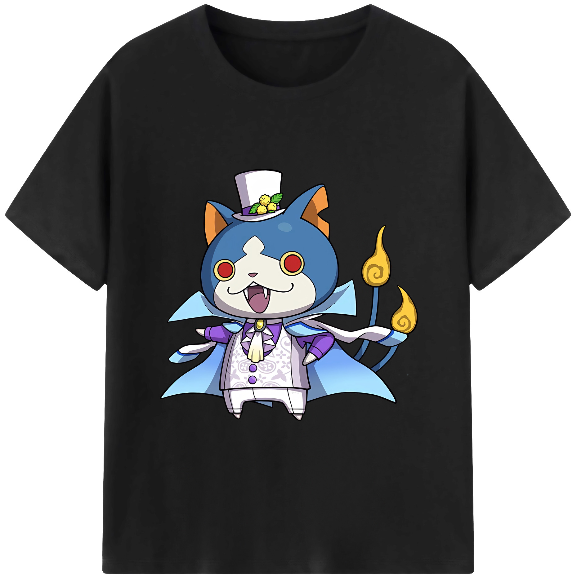 （画像用） 妖怪ウォッチ Yo-kai Watch 綿100％半袖Tシャツ（フロントプリント）